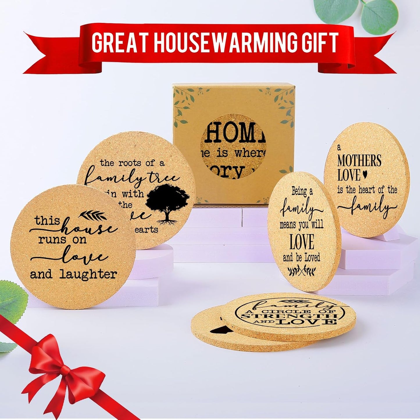 Holder / Coasters for Drinks / Home&love / Set of 6