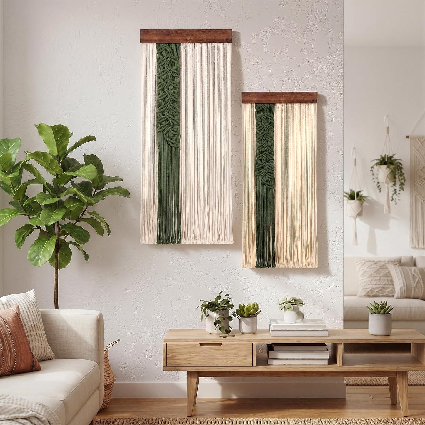 Macrame Wall Hanging / Set of 2