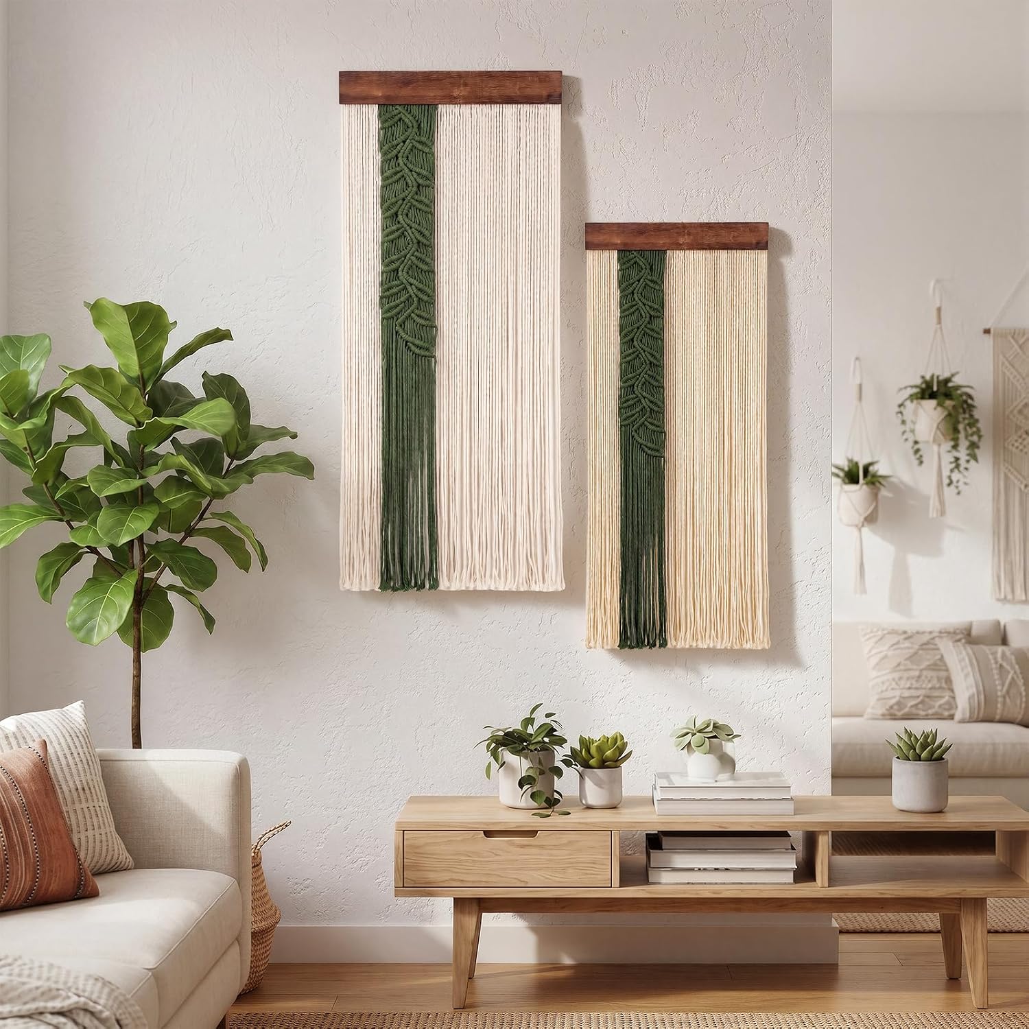 Macrame Wall Hanging / Set of 2