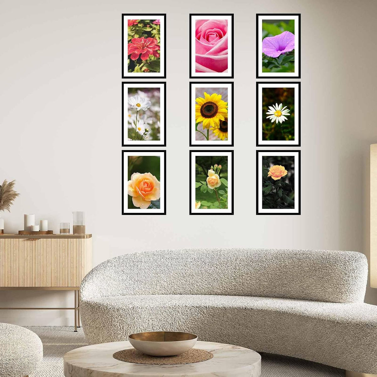 JCJMY 12 Pack 11x17 Picture Frame with 9x15 Mat, Display 9x15 with Mat or 11x17 Without Mat, 11 by 17 Frames Bulk Set