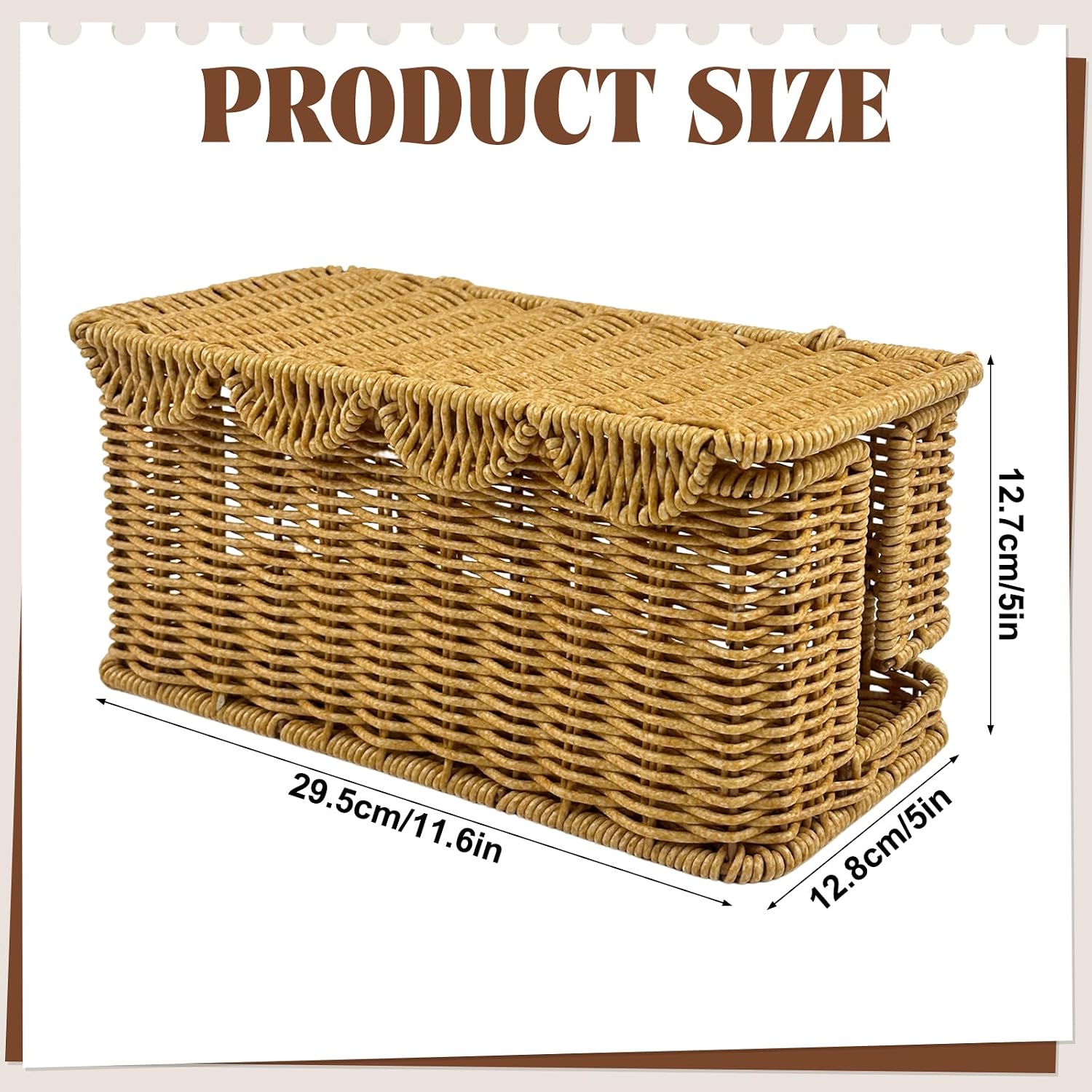Elegant Plastic Rattan Cable Organizer
