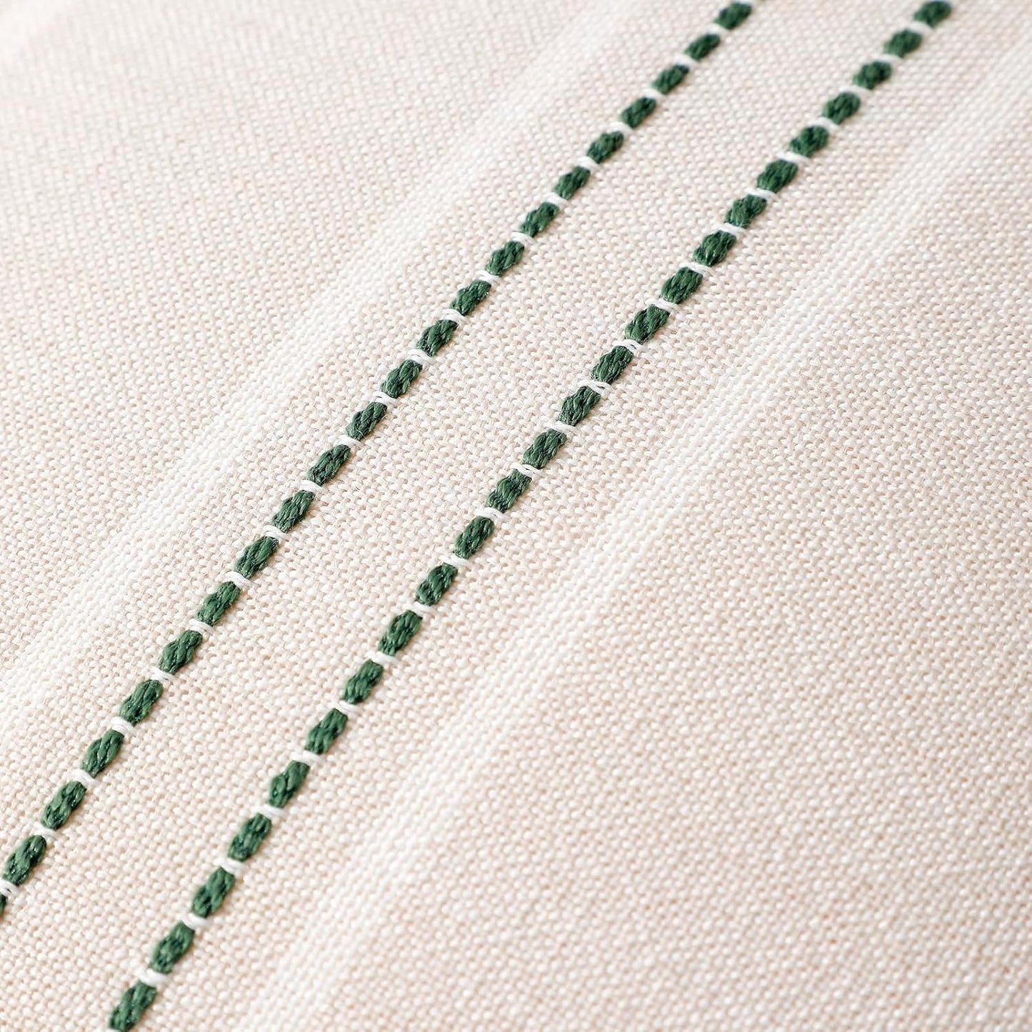 Spring Throw Pillow Covers Green Pillow Covers Farmhouse / Dark Green / 20 x 20 / Set of 2