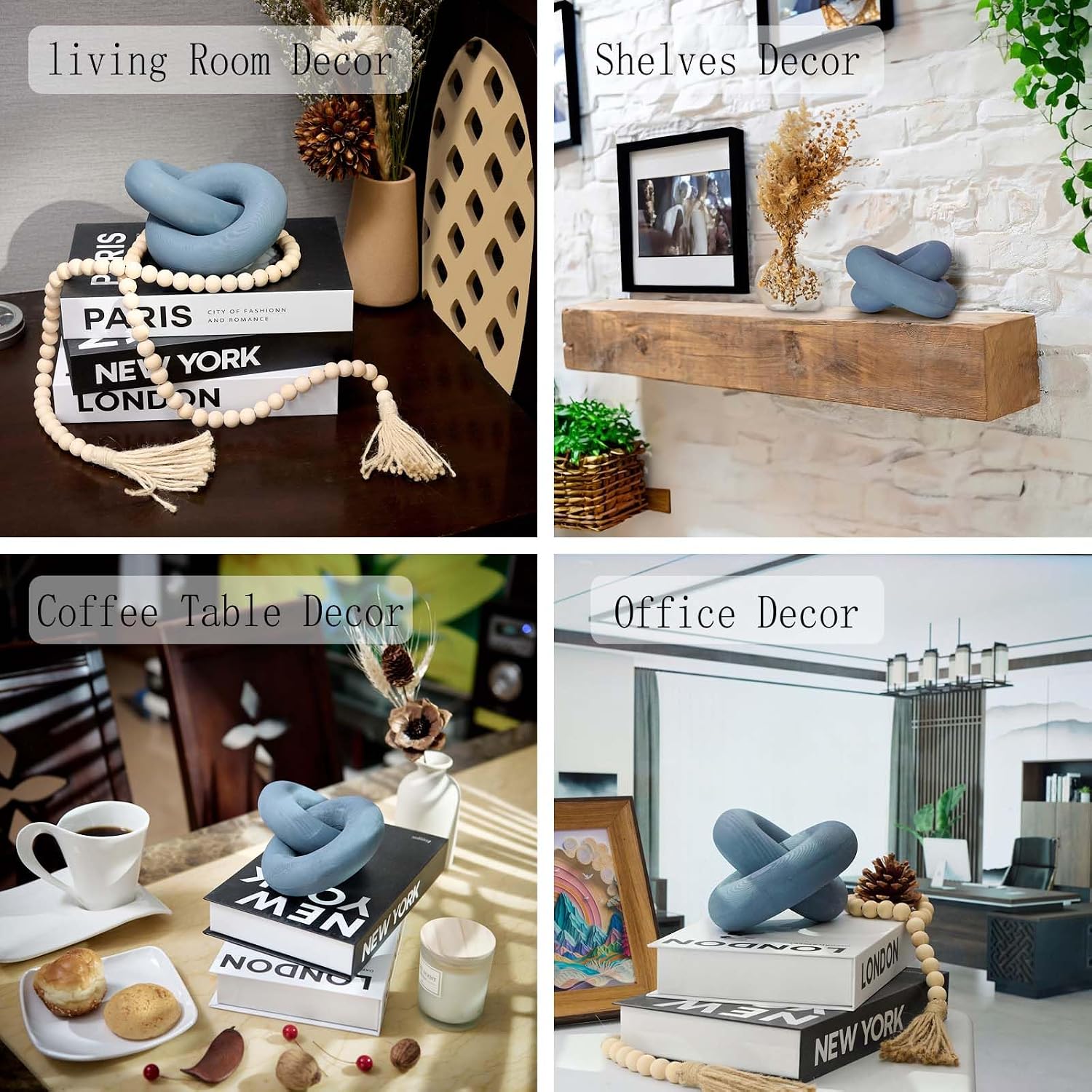 Wood Knot Decor Chain Link