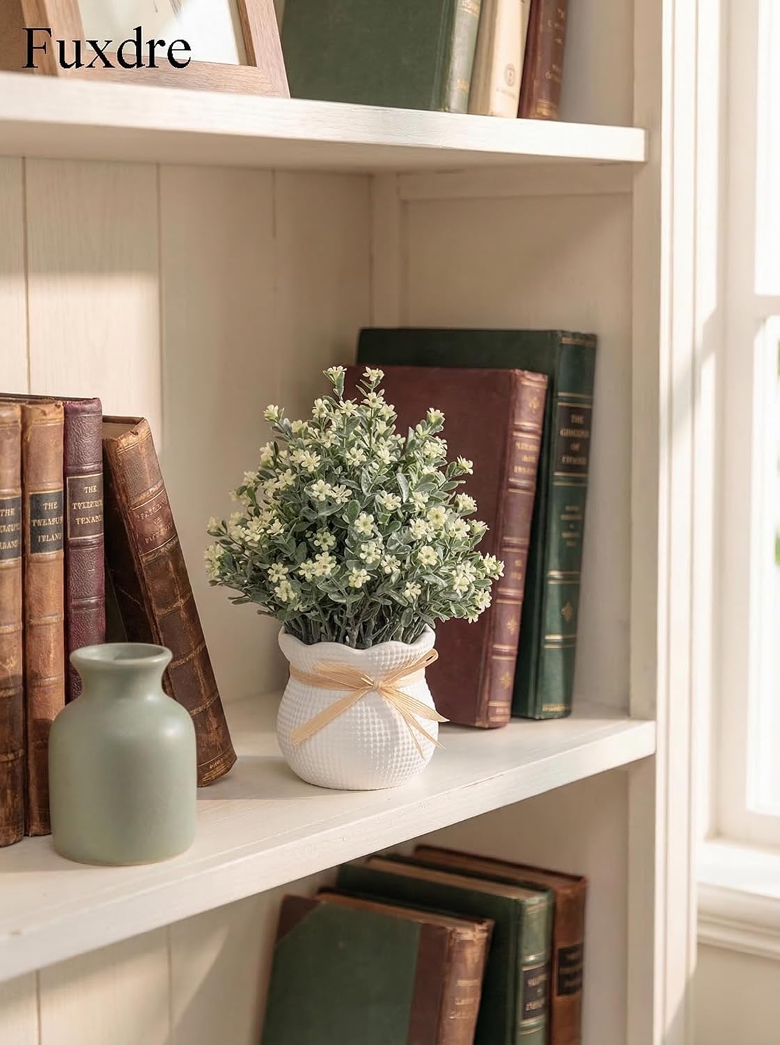 Faux Plants Indoor / Ivory / Floral / Set of 2