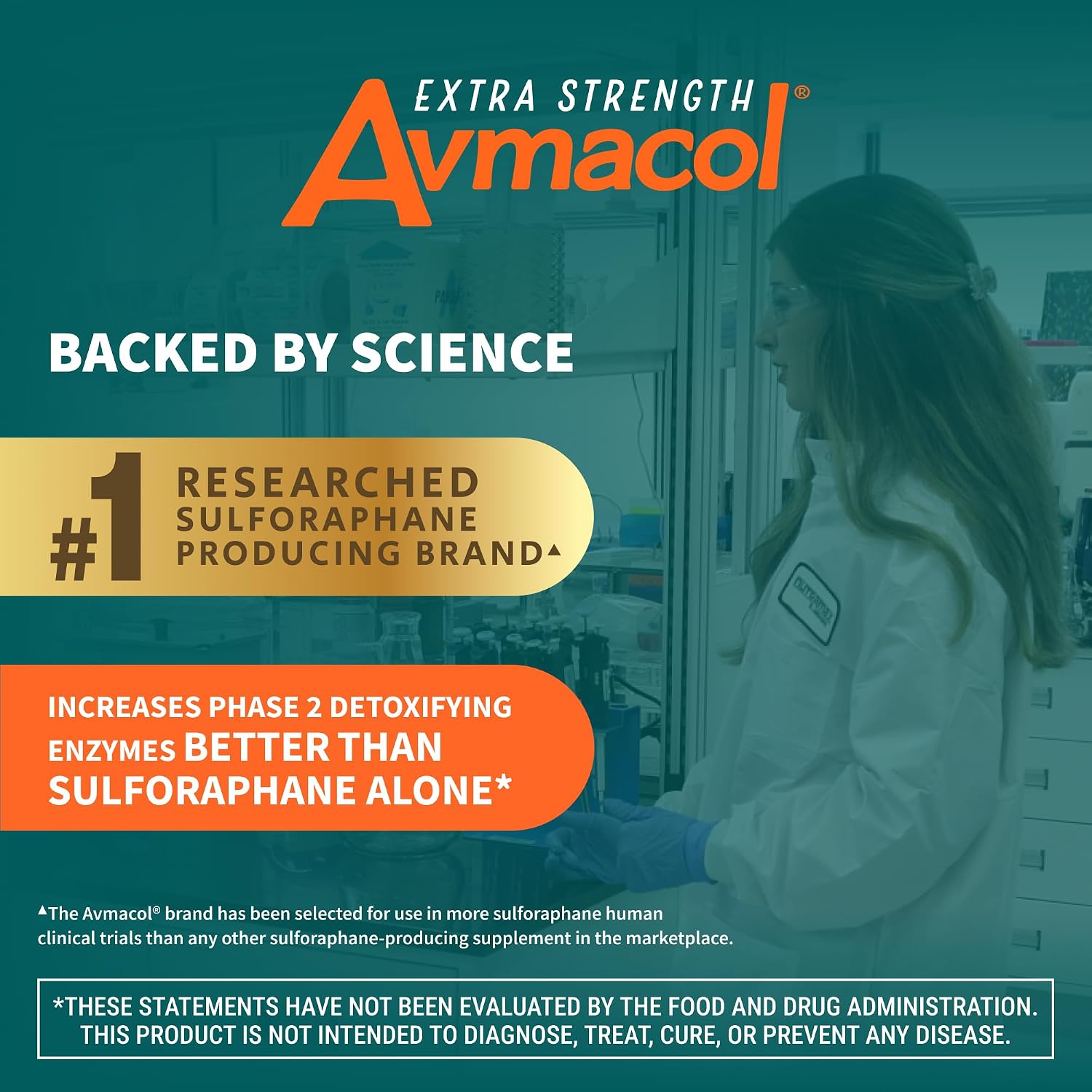 Avmacol Extra Strength Researched Sulforaphane-Producing Brand for Detoxification / 30 Count