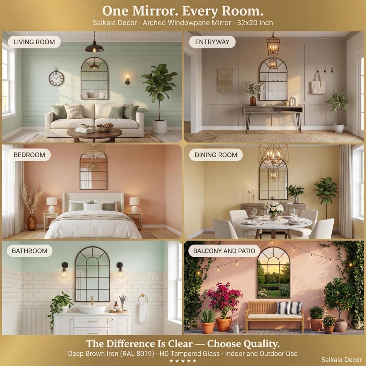 Boho Bedroom Decor / Matte Brown / Ral 8019 Grey Brown / 32"L x 20"W / 32 x 20
