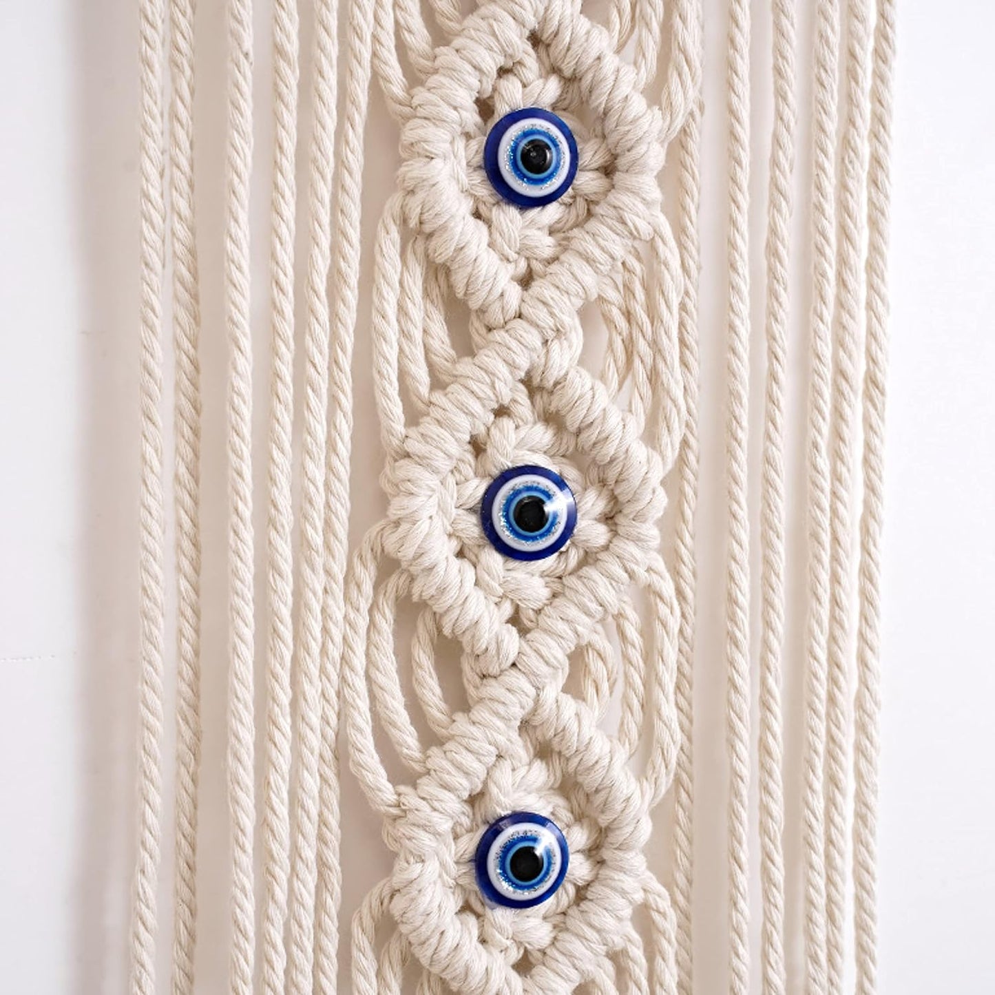 Boho Macrame Wall Hanging / 27.56" L x 5.51" W