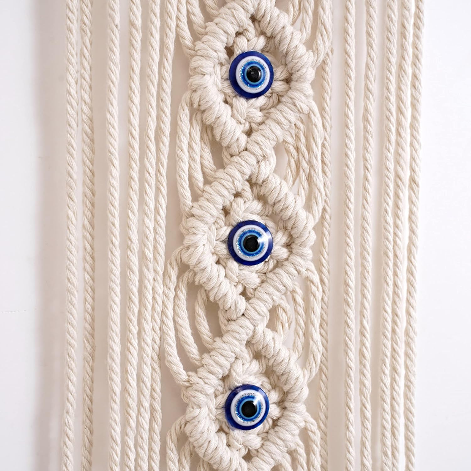 Boho Macrame Wall Hanging / 27.56" L x 5.51" W
