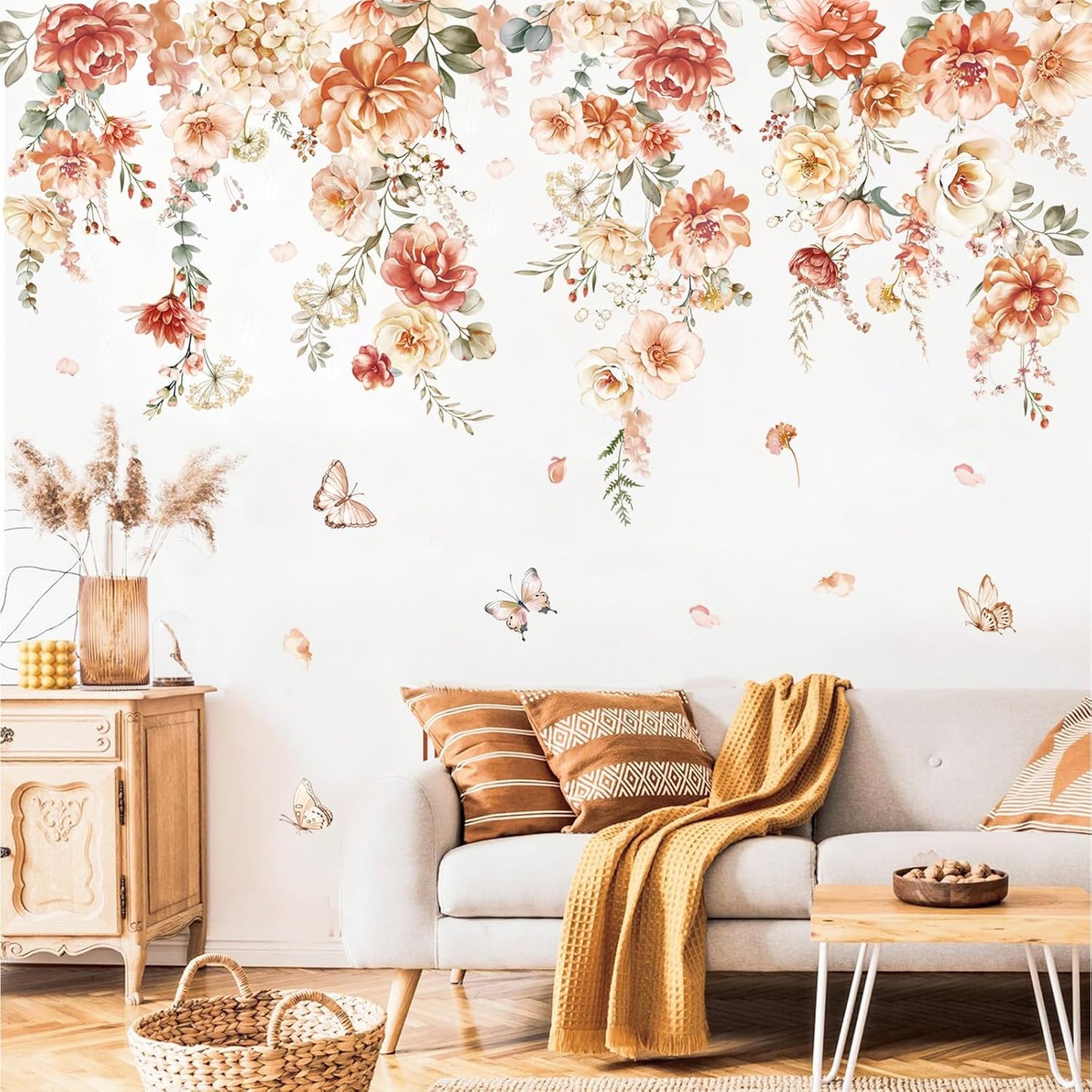 Boho Flower Wall Decals