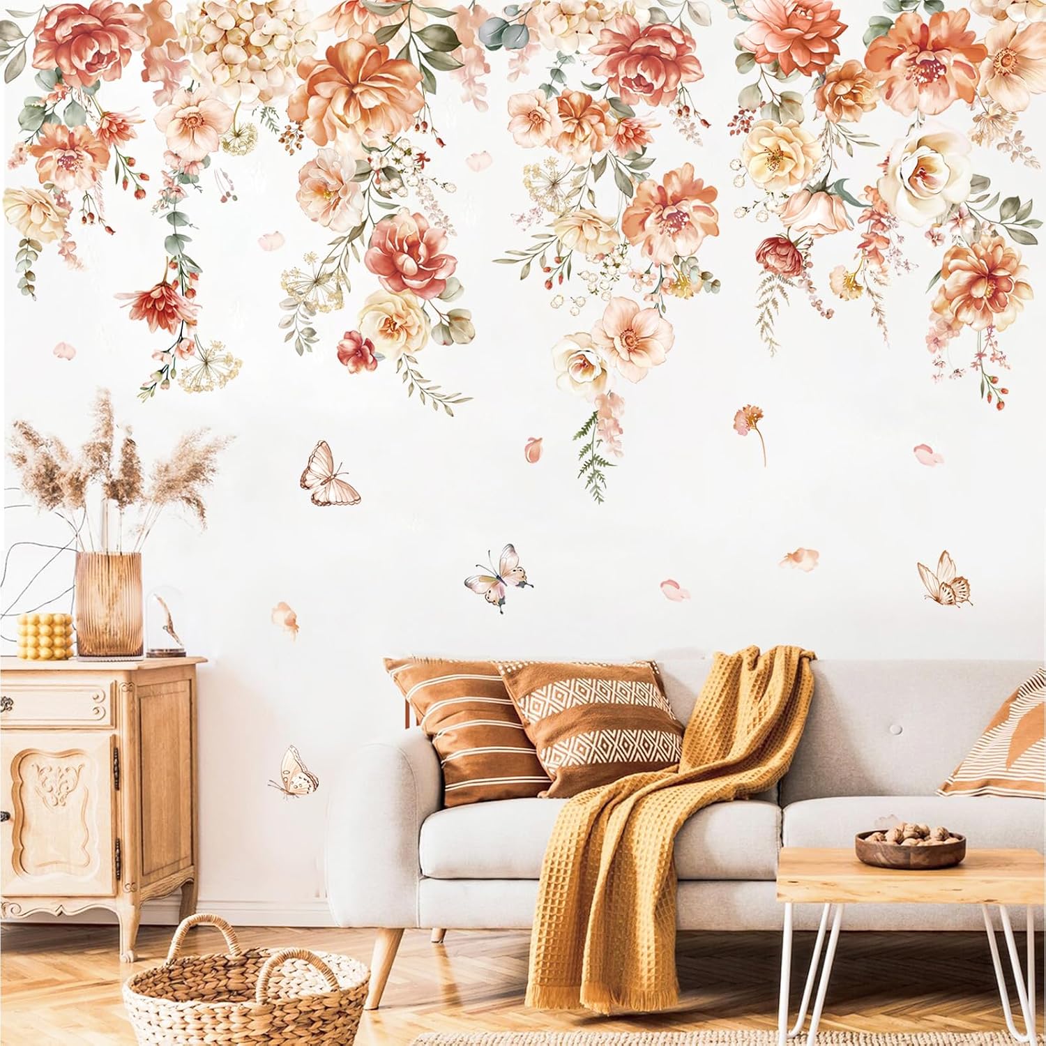 Boho Flower Wall Decals