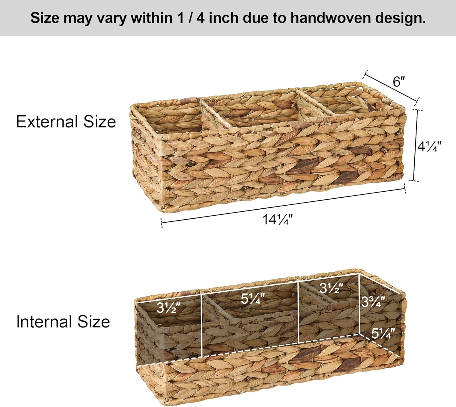 Wicker Storage Basket / Natural