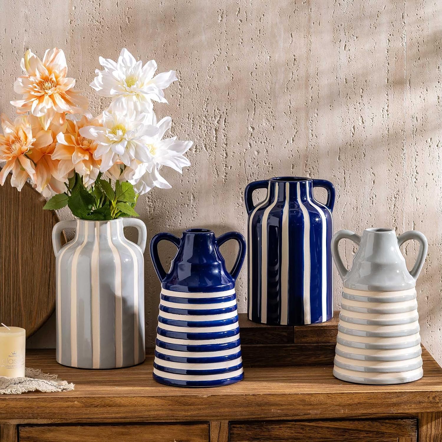Blue Ceramic Vase / Blue and White 1