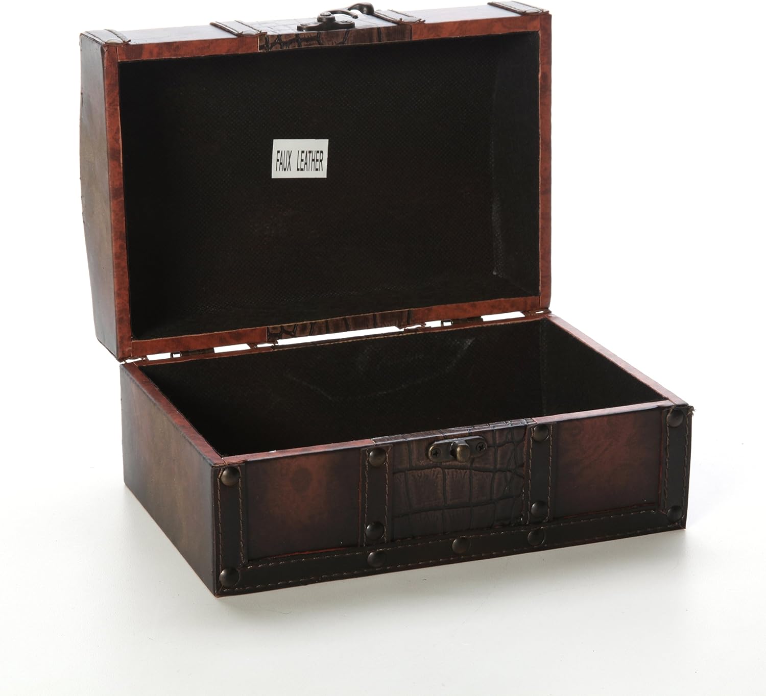 Decorative Wooden Storage Box / Brown / 9 Inch