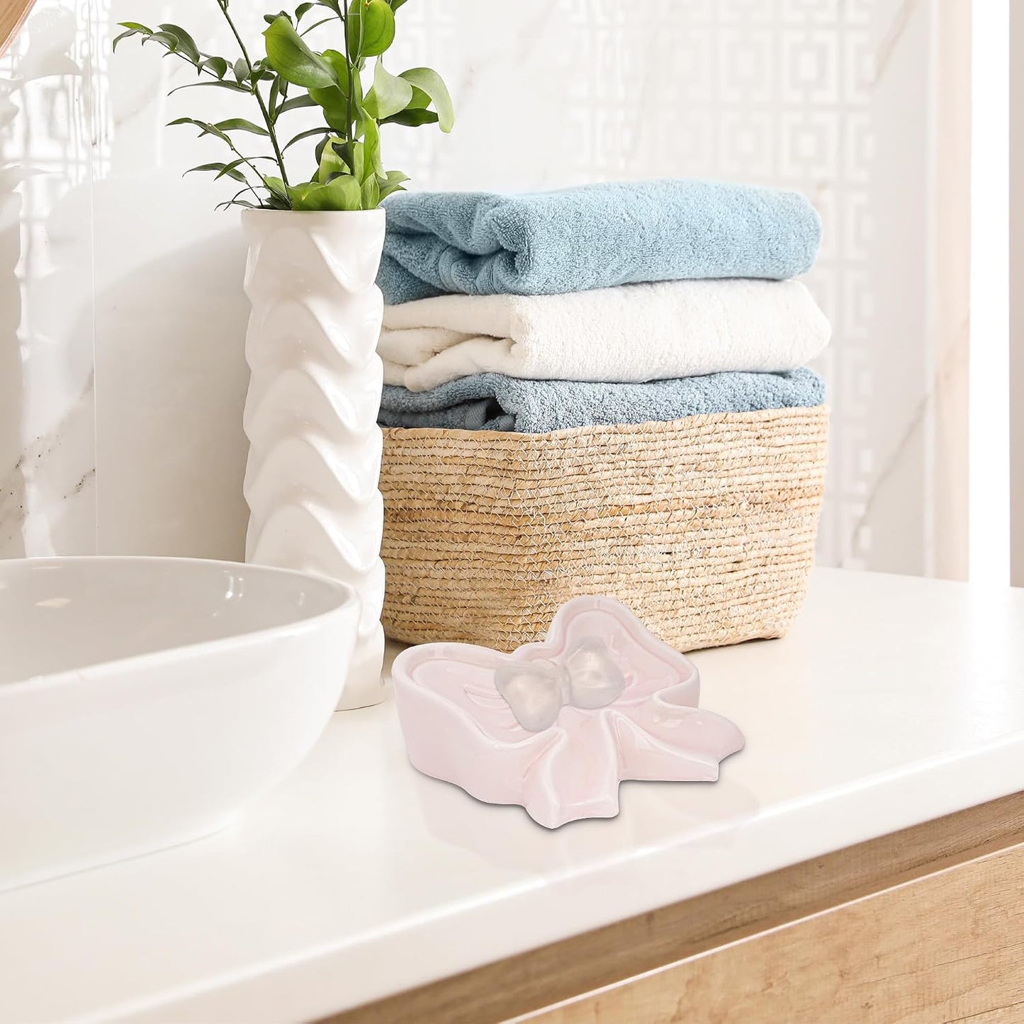 Ceramic Soaps Dish / Pink