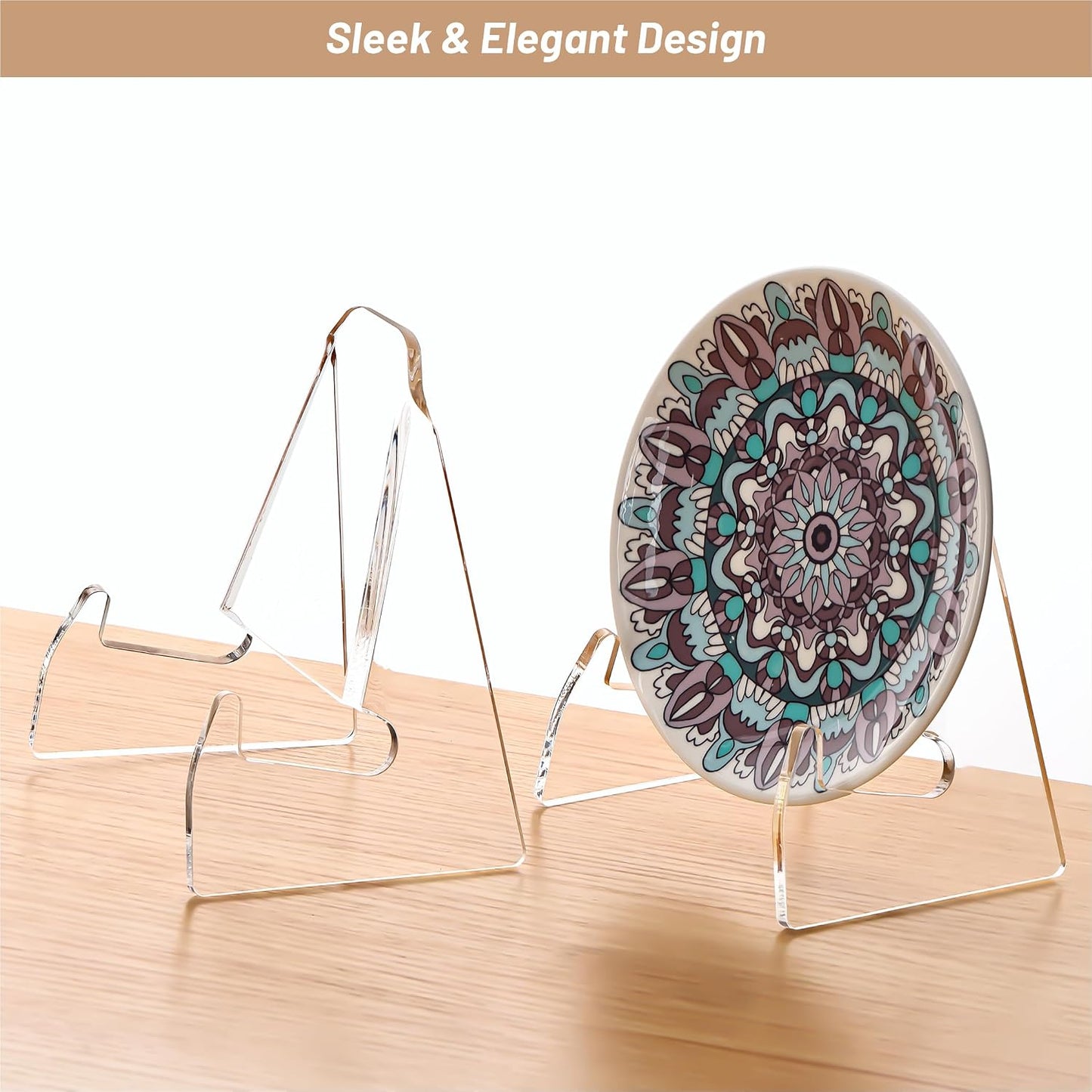 Acrylic Picture Frame Stand for Picture / 5.9"H / Set of 2
