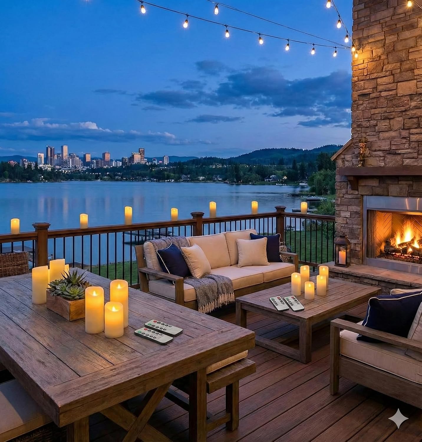 Waterproof Flameless Candles, 12 PC Battery Operated LED Pillar Candles with 2 Remote Controls & Timer, Flickering