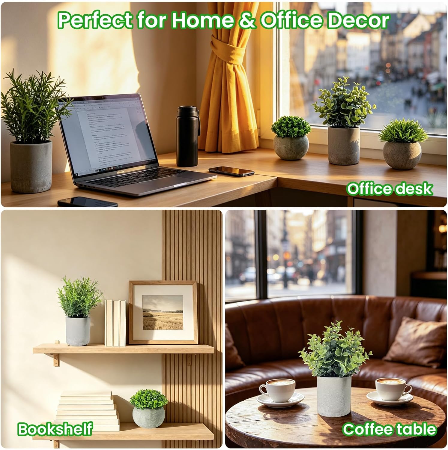 Artificial Potted Plants Small Faux Plants