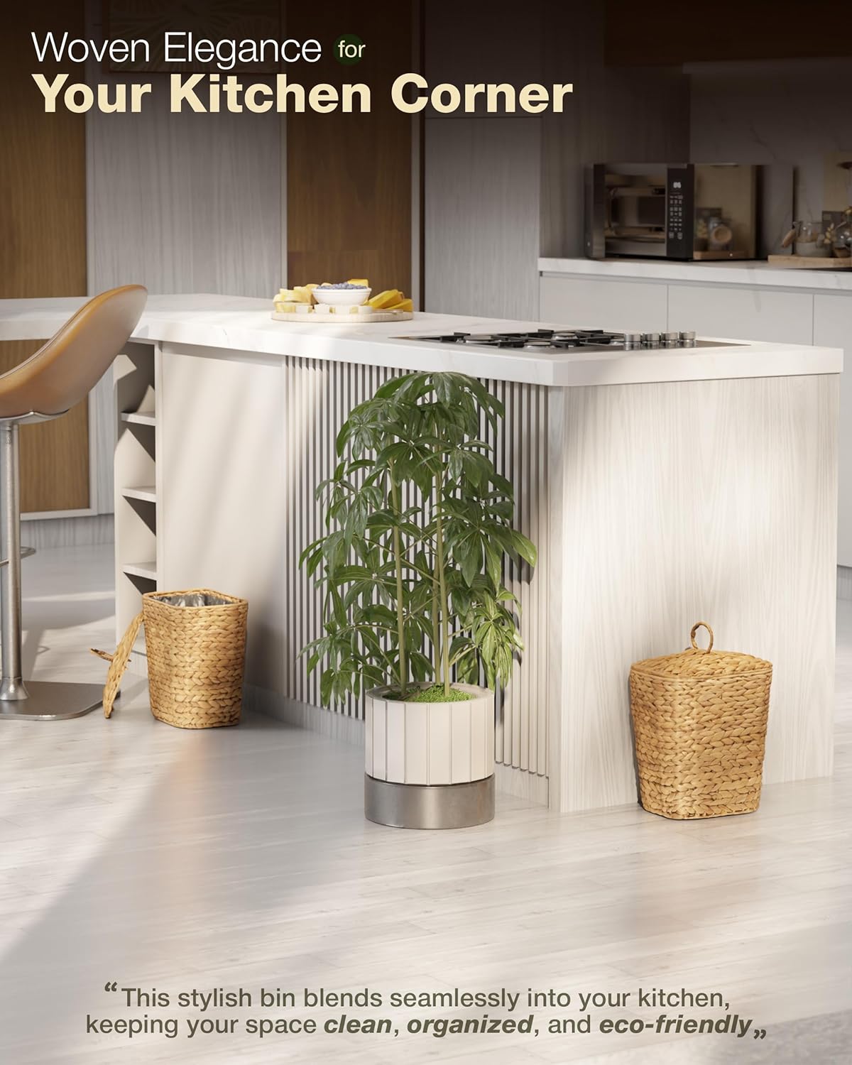 Removable Plastic Inner Bin / 2.6 Gallons - Natural