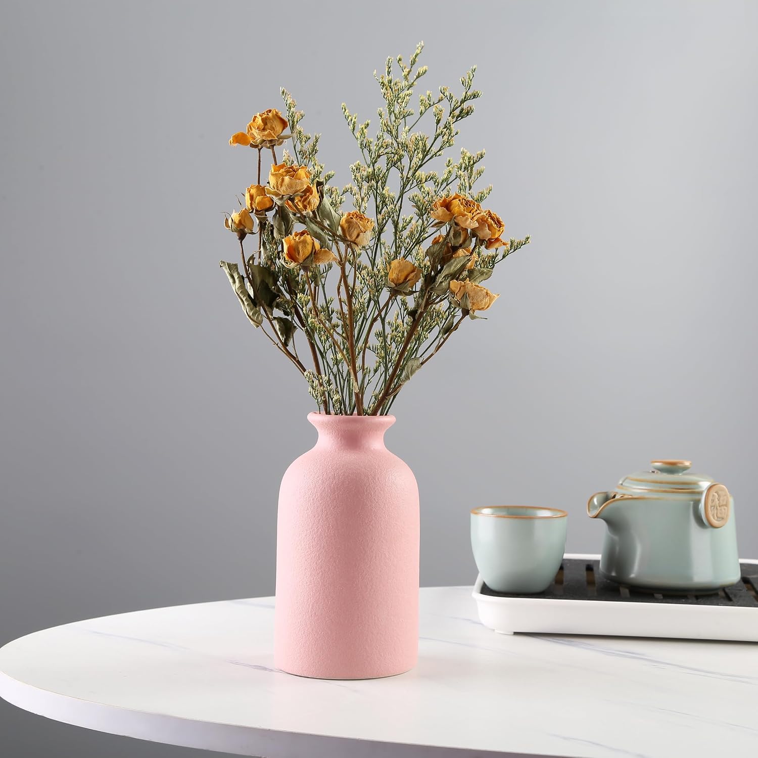Ceramic vase Dry Flower Vases / Pink / Small