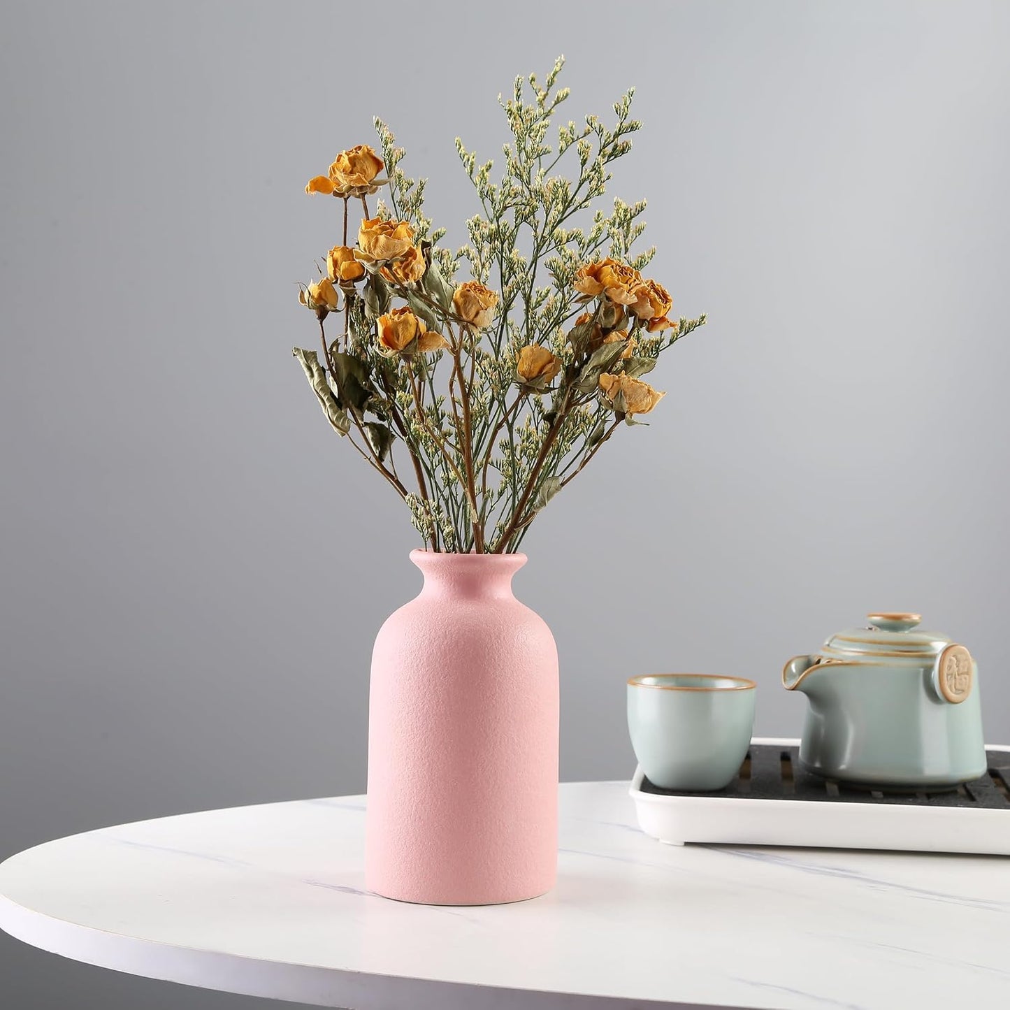 Ceramic vase Dry Flower Vases / Pink / Small