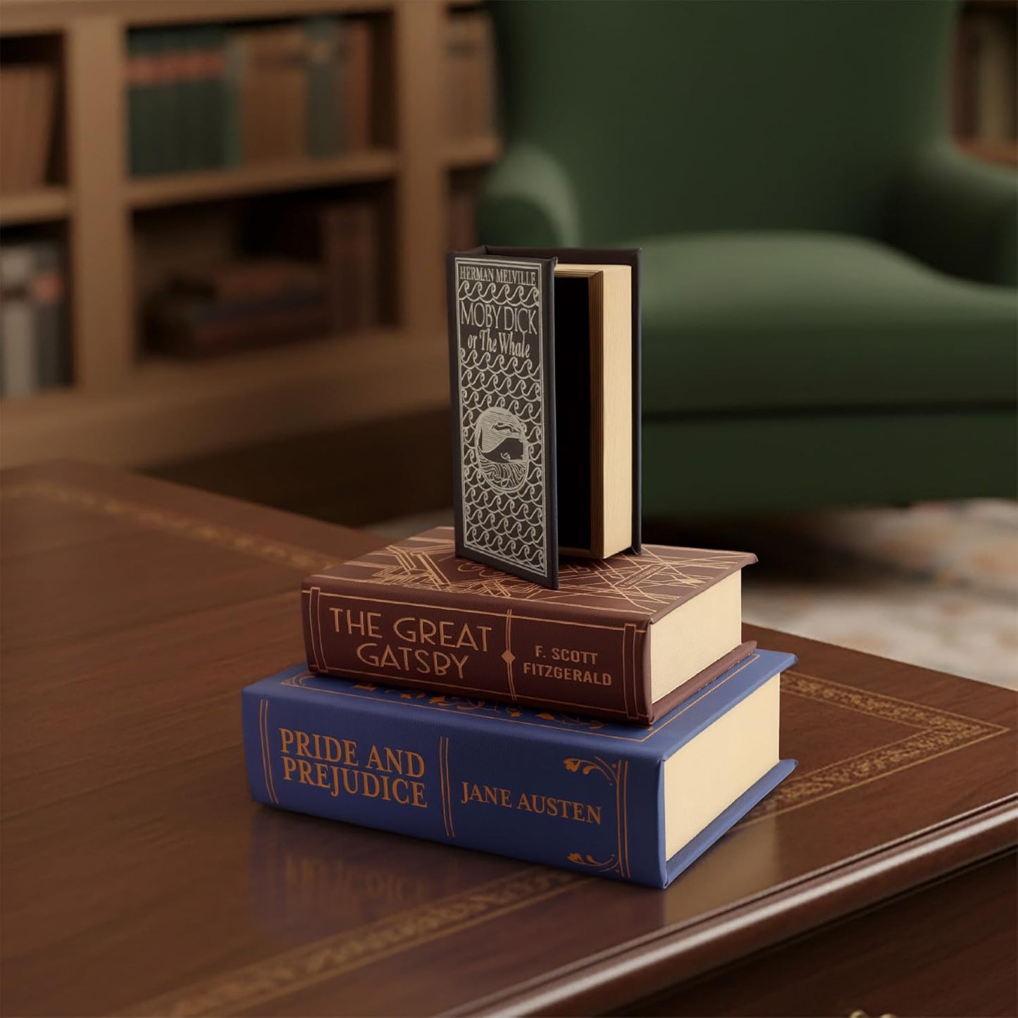 Faux Book Decor Storage / Set of 3