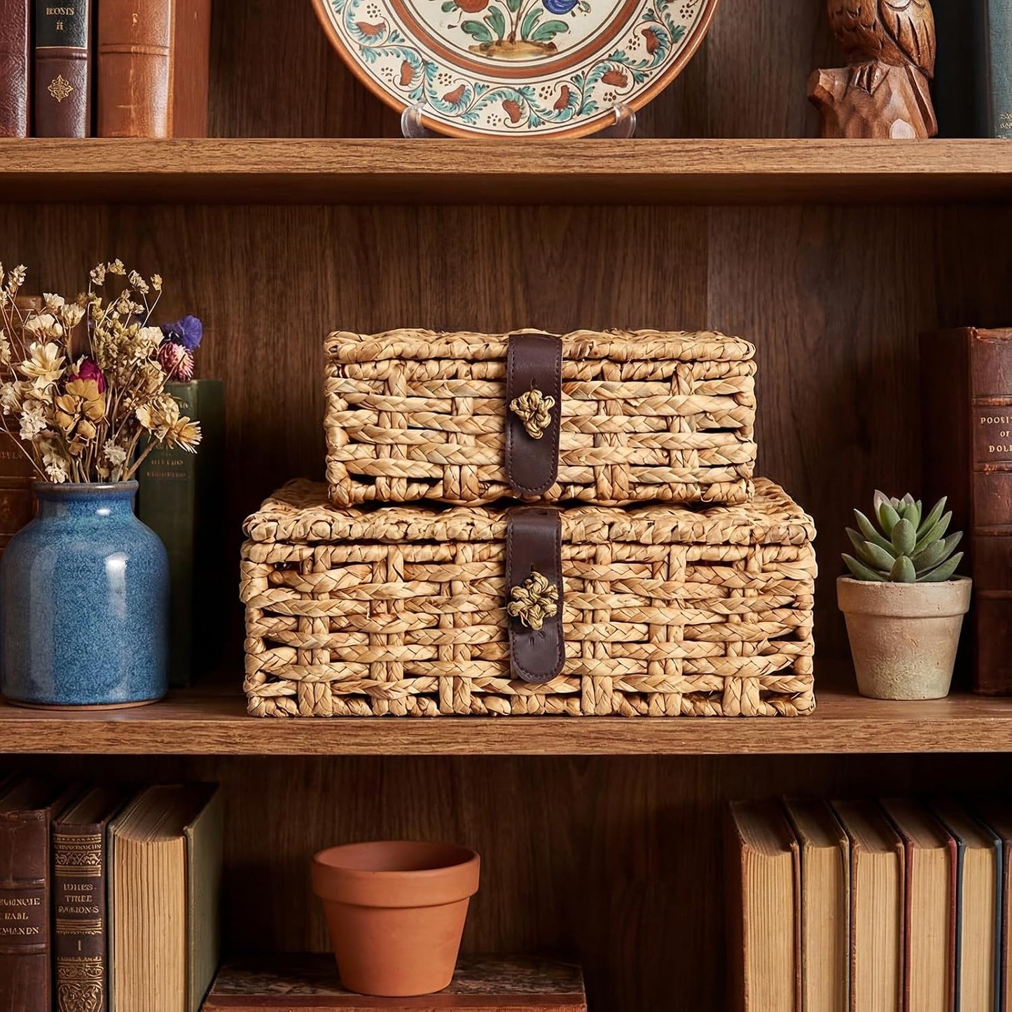 Seagrass Storage Basket Box / Set of 2