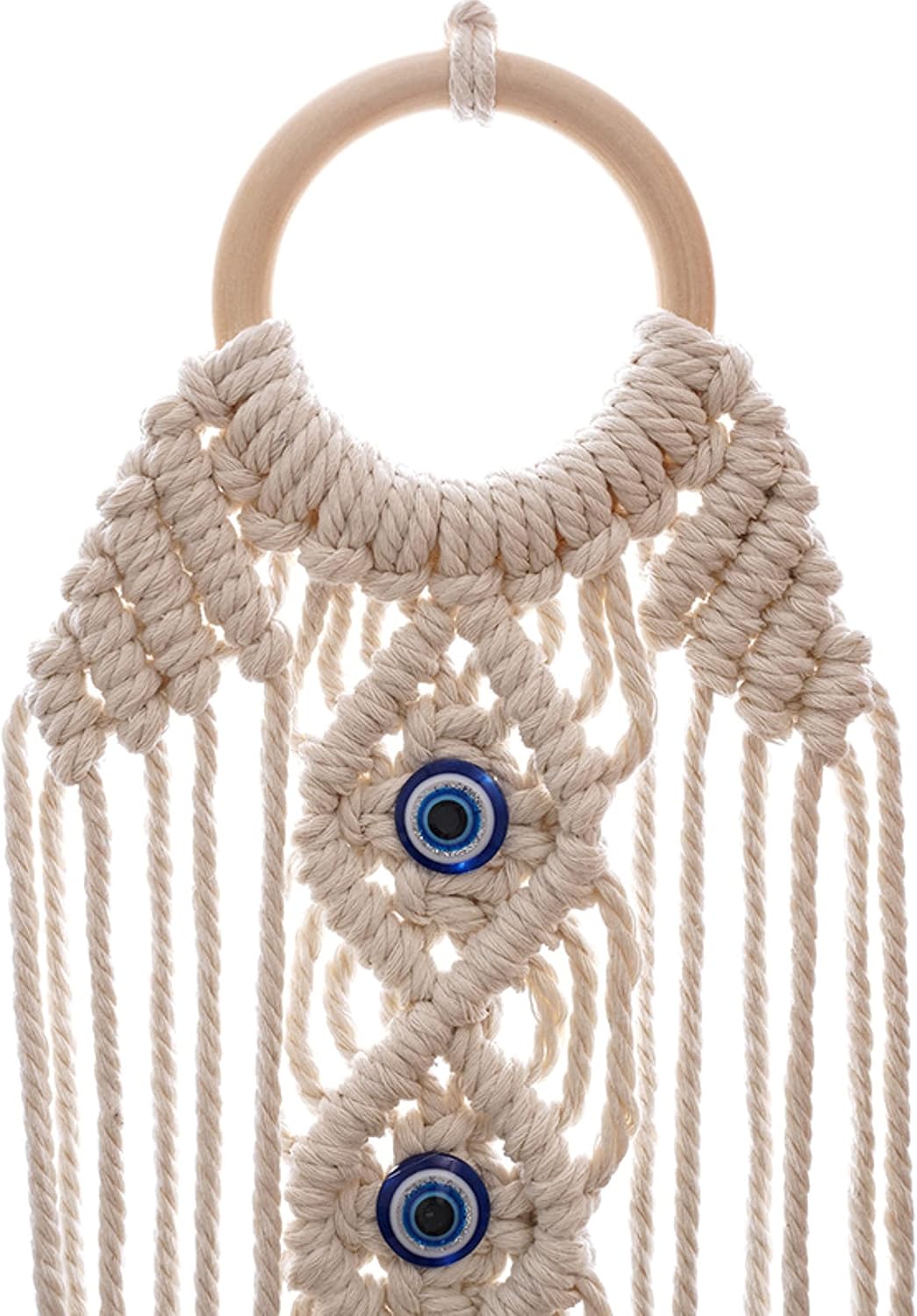 Boho Macrame Wall Hanging / 27.56" L x 5.51" W
