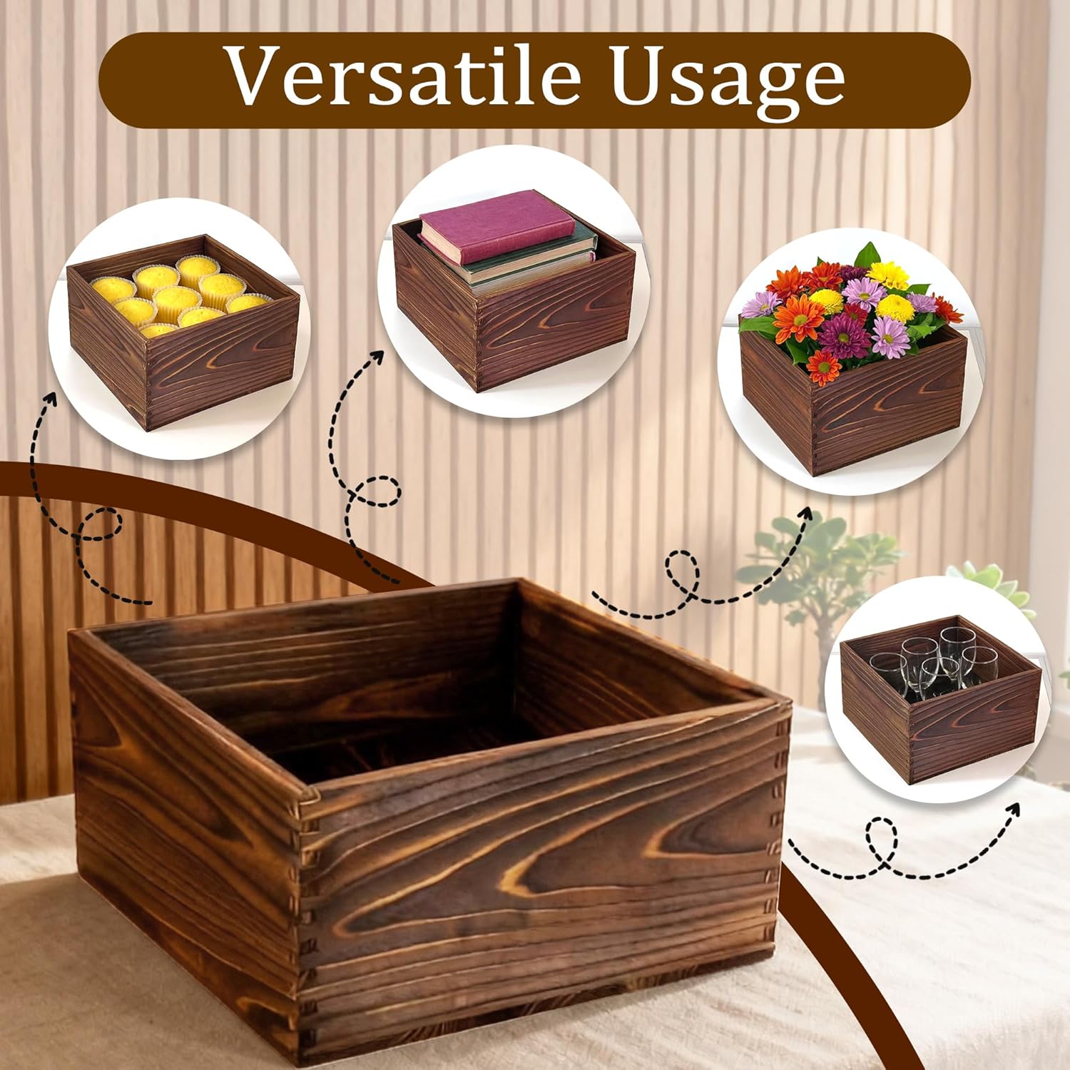 Wood Risers Display Stands / Set of 6