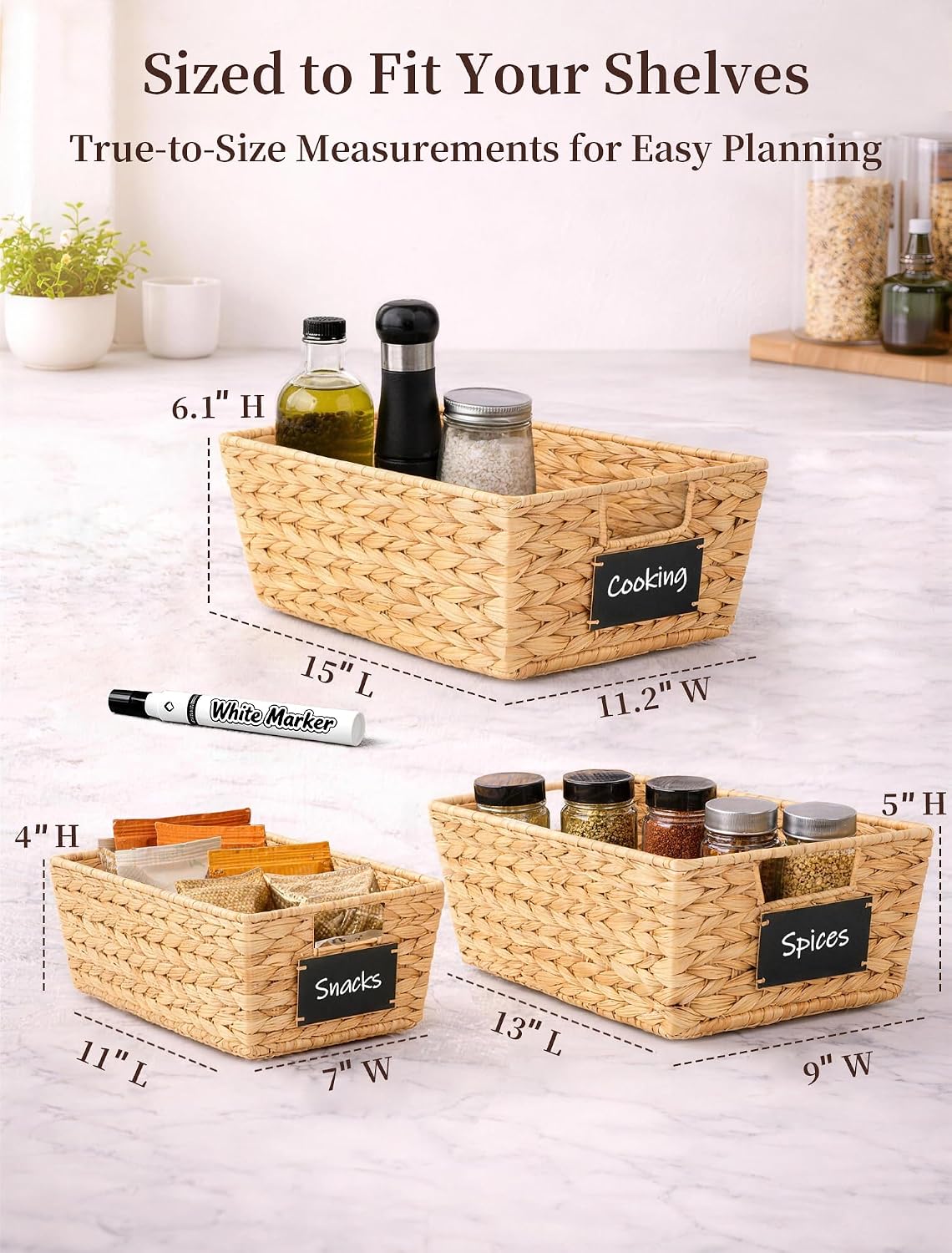 Baskets for Organizing / Natural