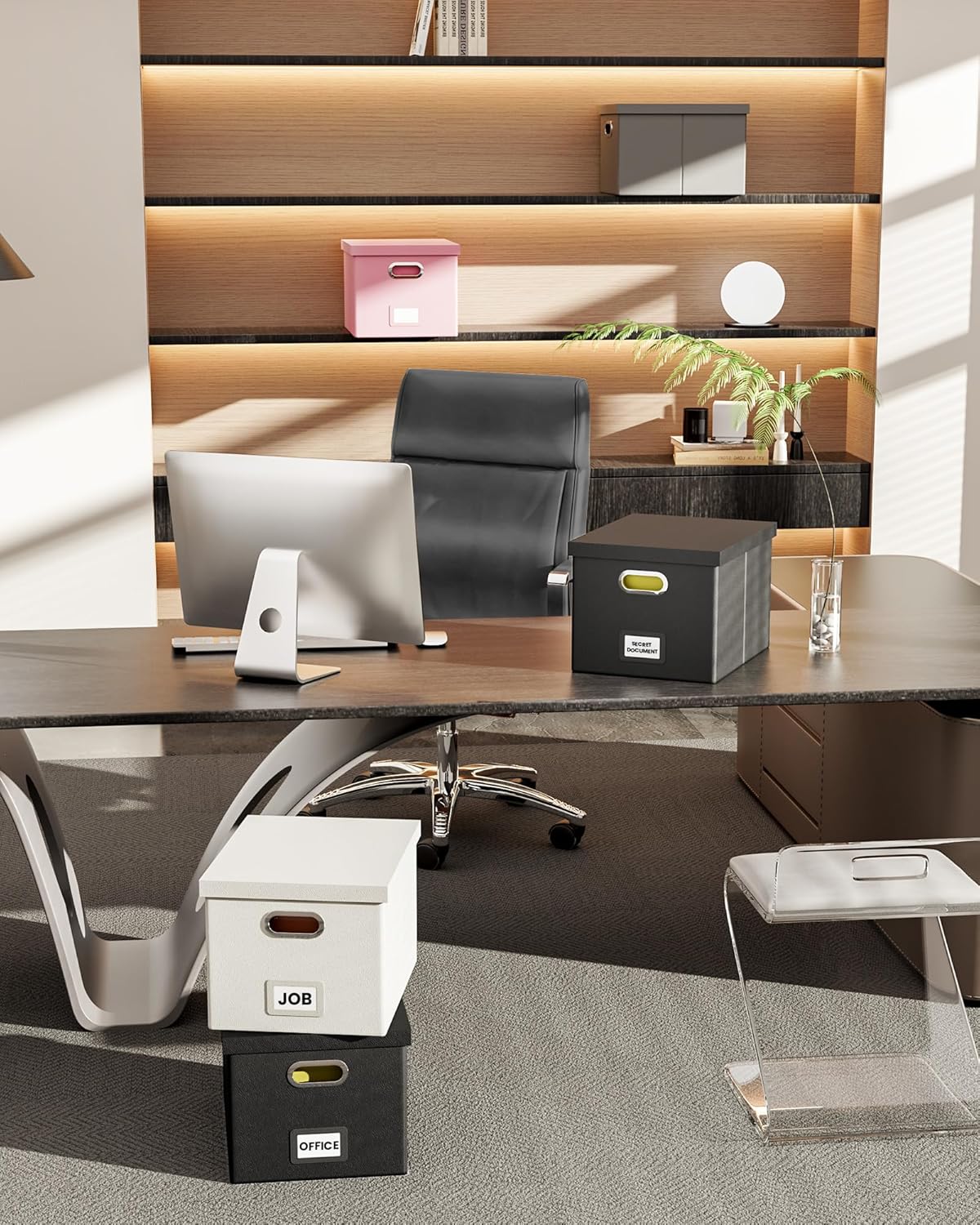 File Organizer Box / Black