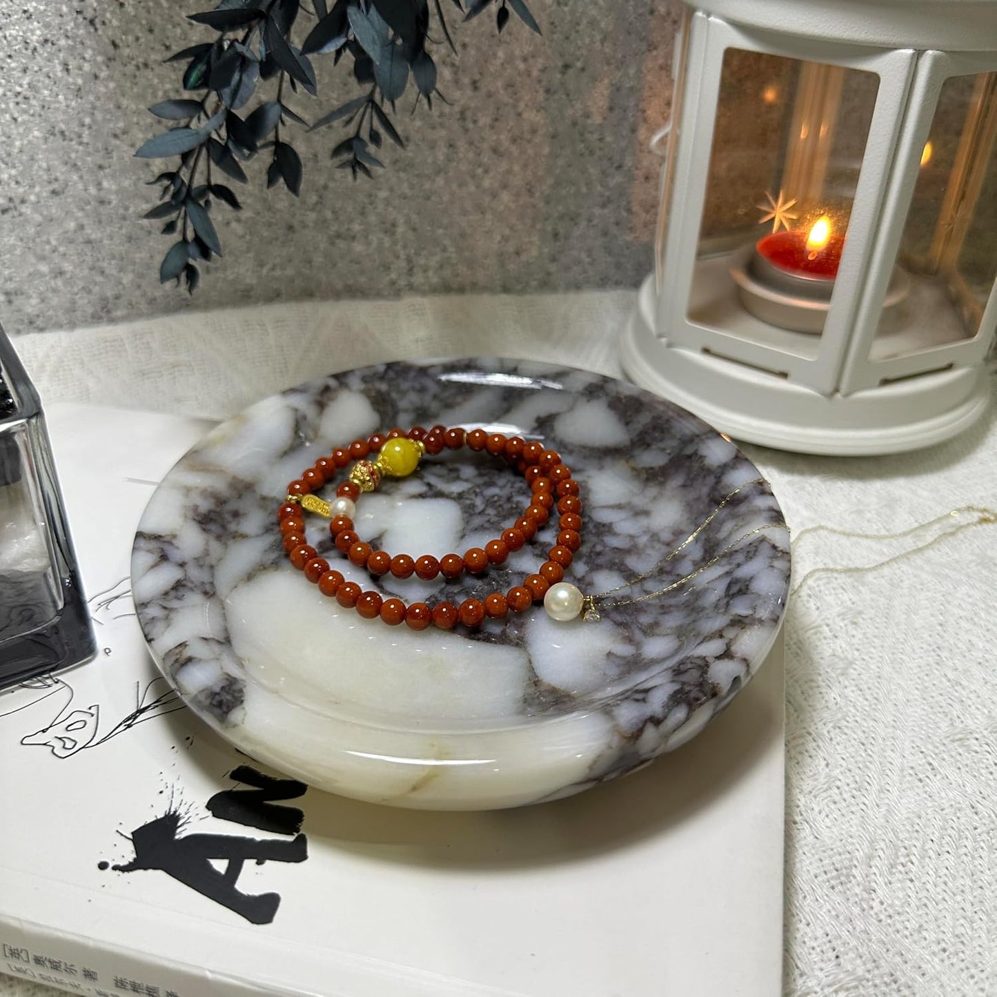 Marble Jewelry Tray / Calacatta / Natural