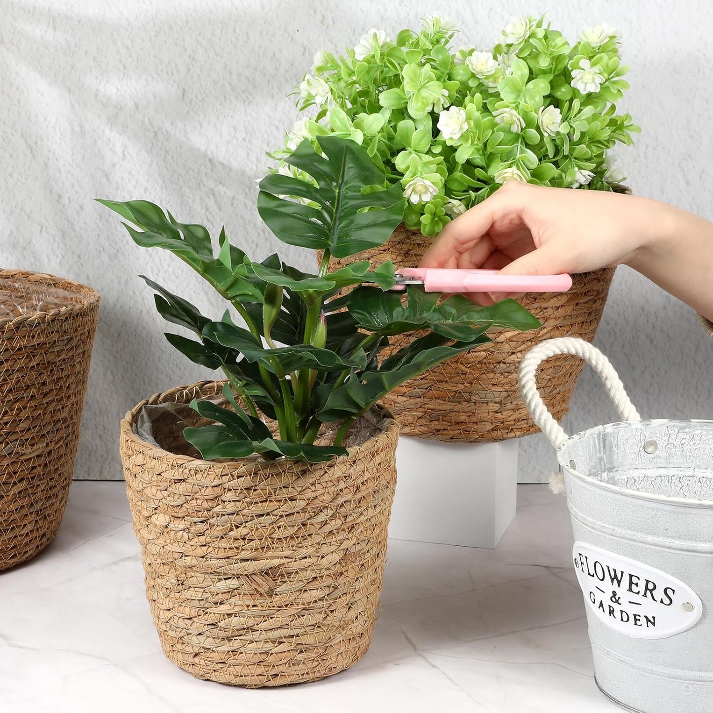 Seagrass Planter Basket / Set of 3