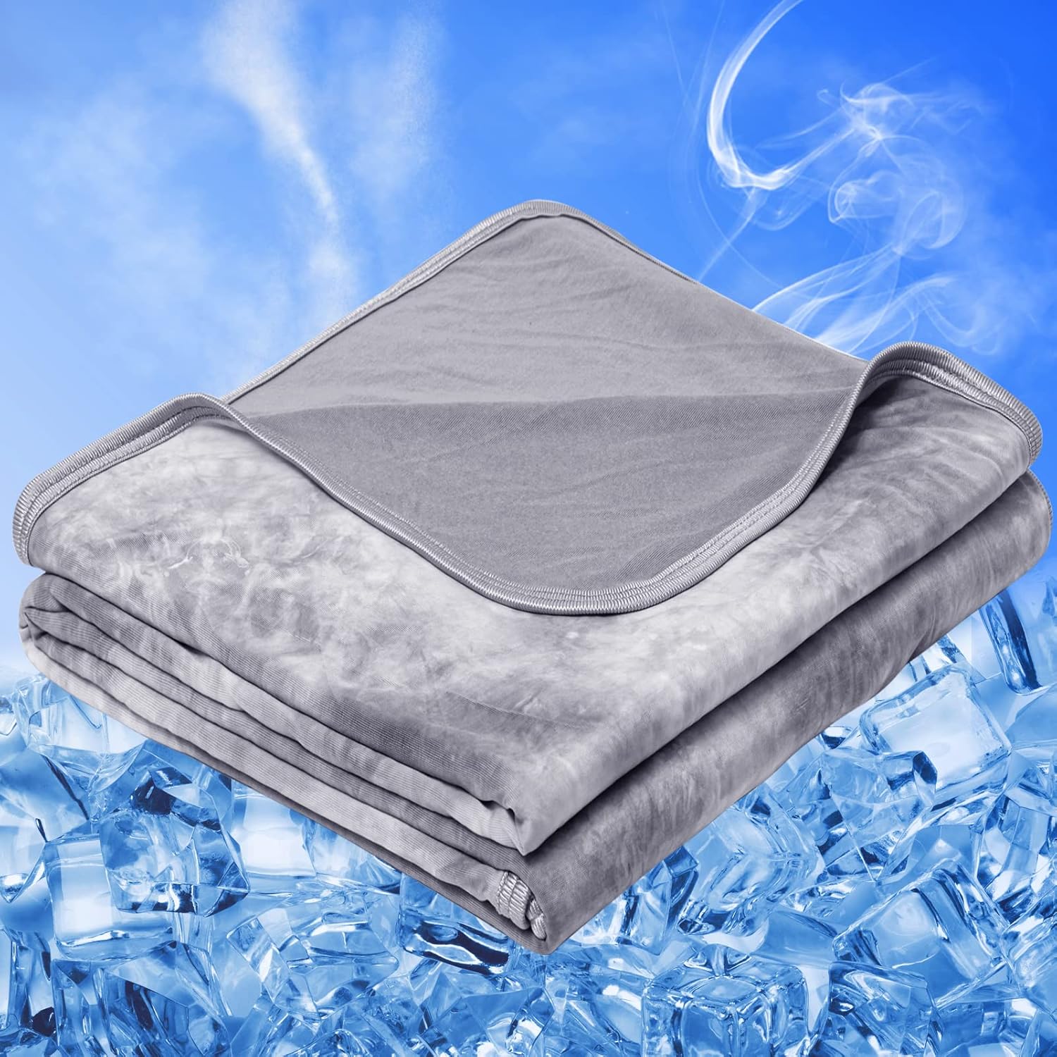 Bedsure Soft Twin Blanket for Bed Decor Gifts Lavender Fog 60"x80"