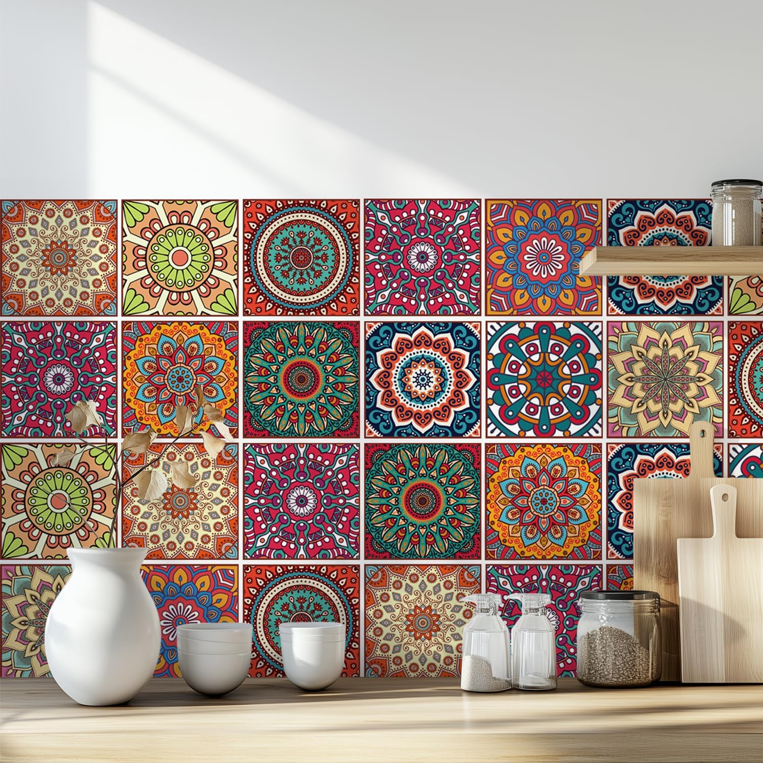 Self-Adhesive Removable Waterproof Vinyl Decals / Set of 30