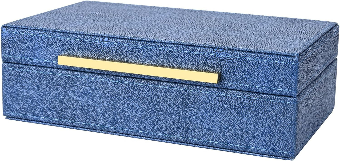 Keepsake And Memory Storage Small Decorative Boxes / 11 In / Blue-1