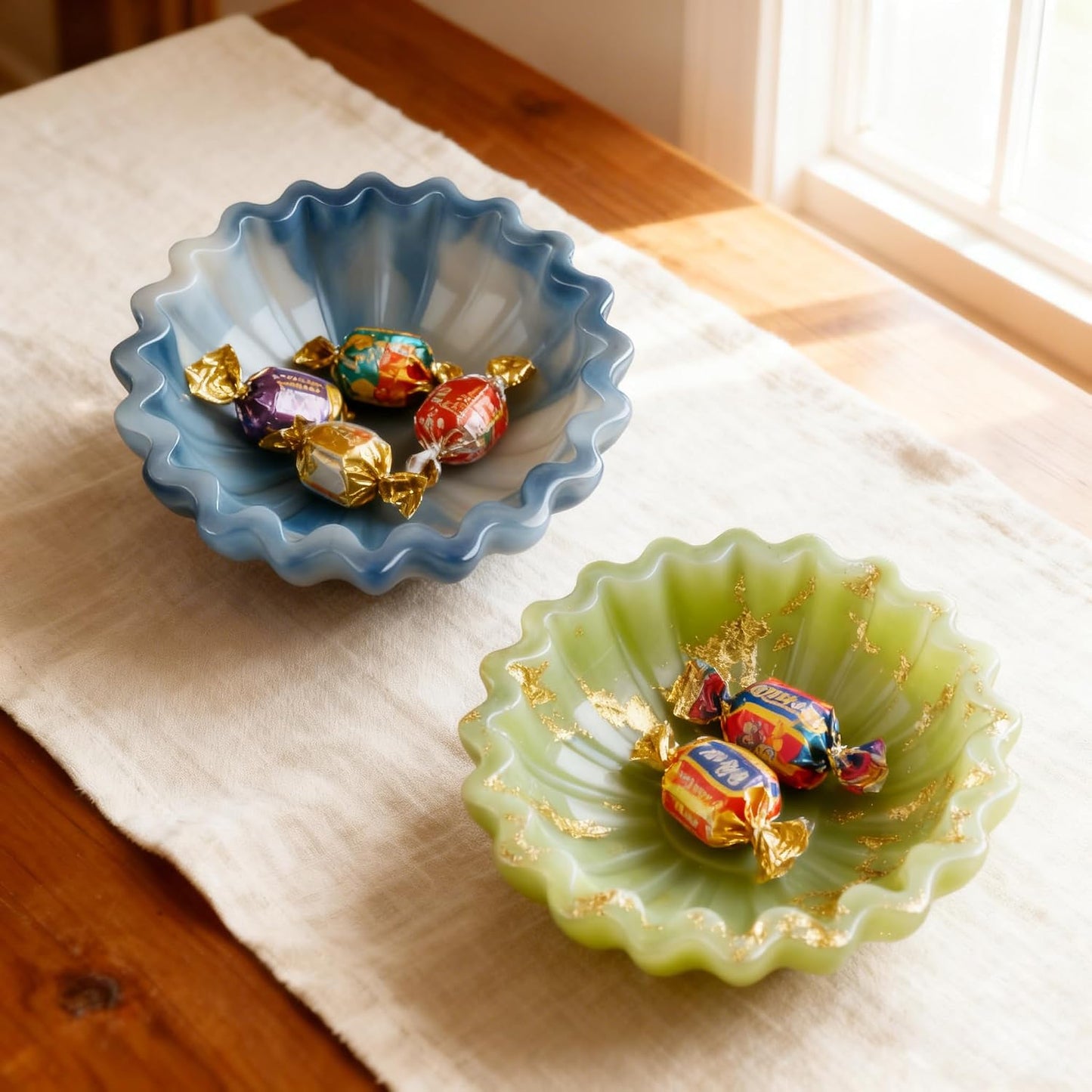  Flower Bowl Resin Mold / Set of 2
