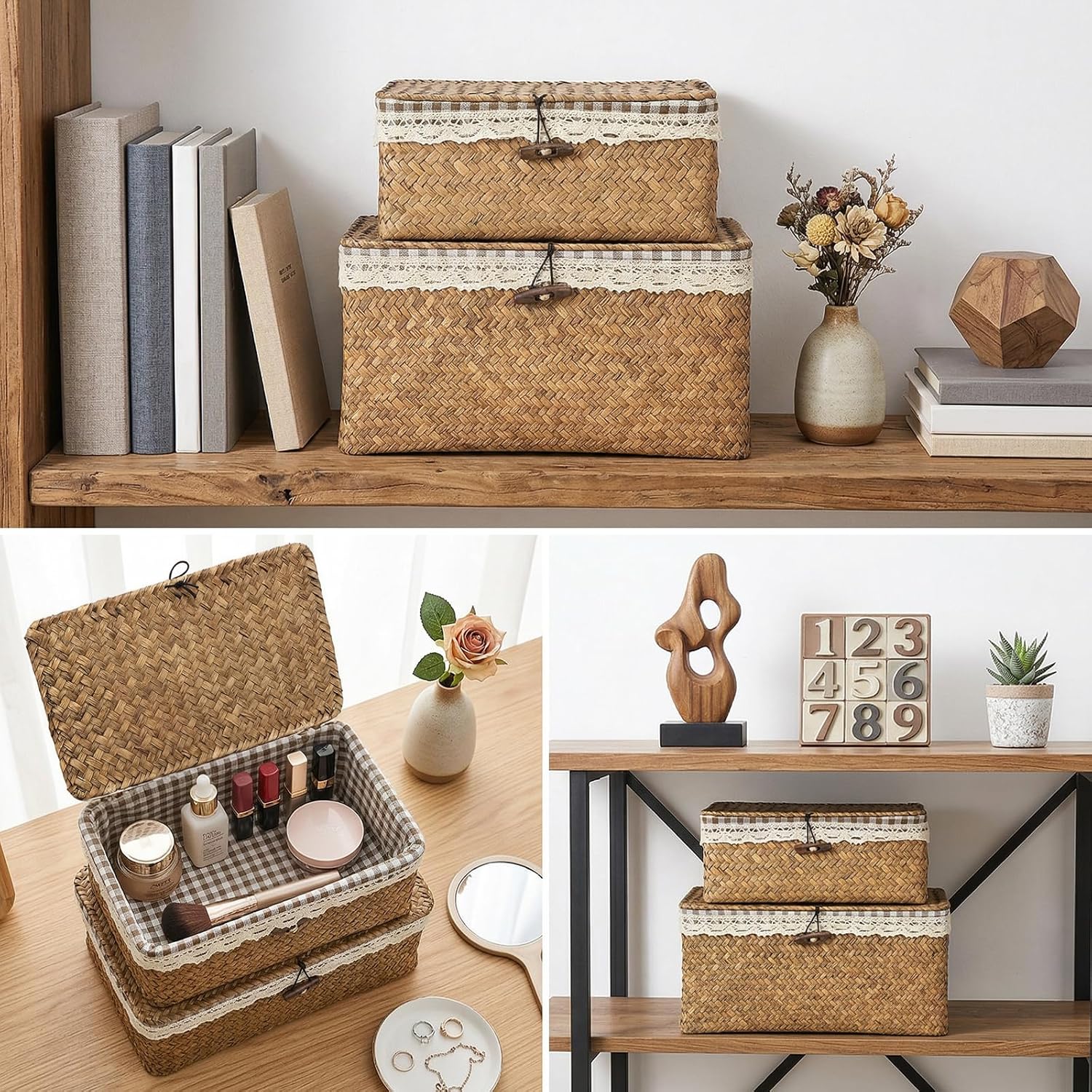 Seagrass Storage Baskets / Set of 2
