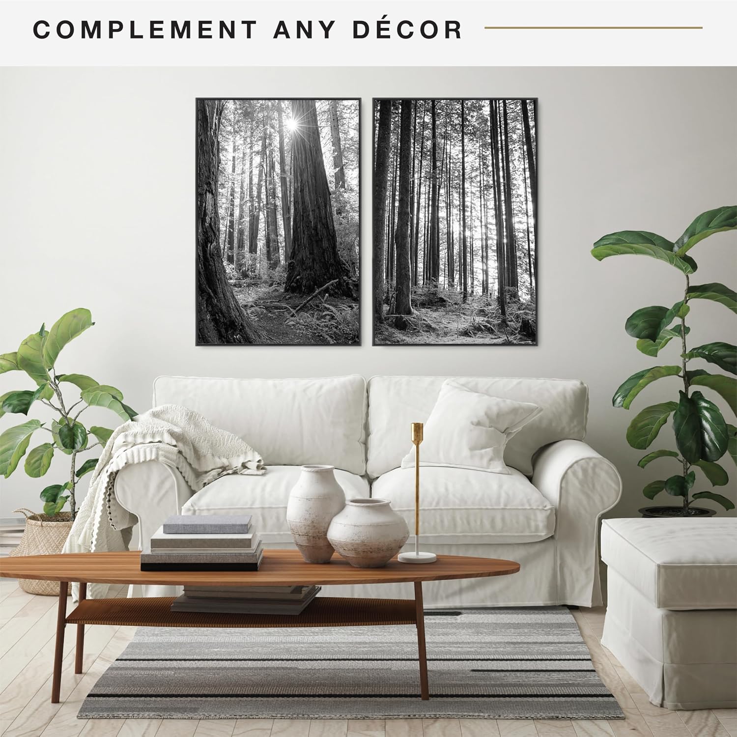 MCS Original Poster Frame, 24x36, Black, Gallery Wall, 2-Pack | Original Lightweight Poster Frame For Art Prints &