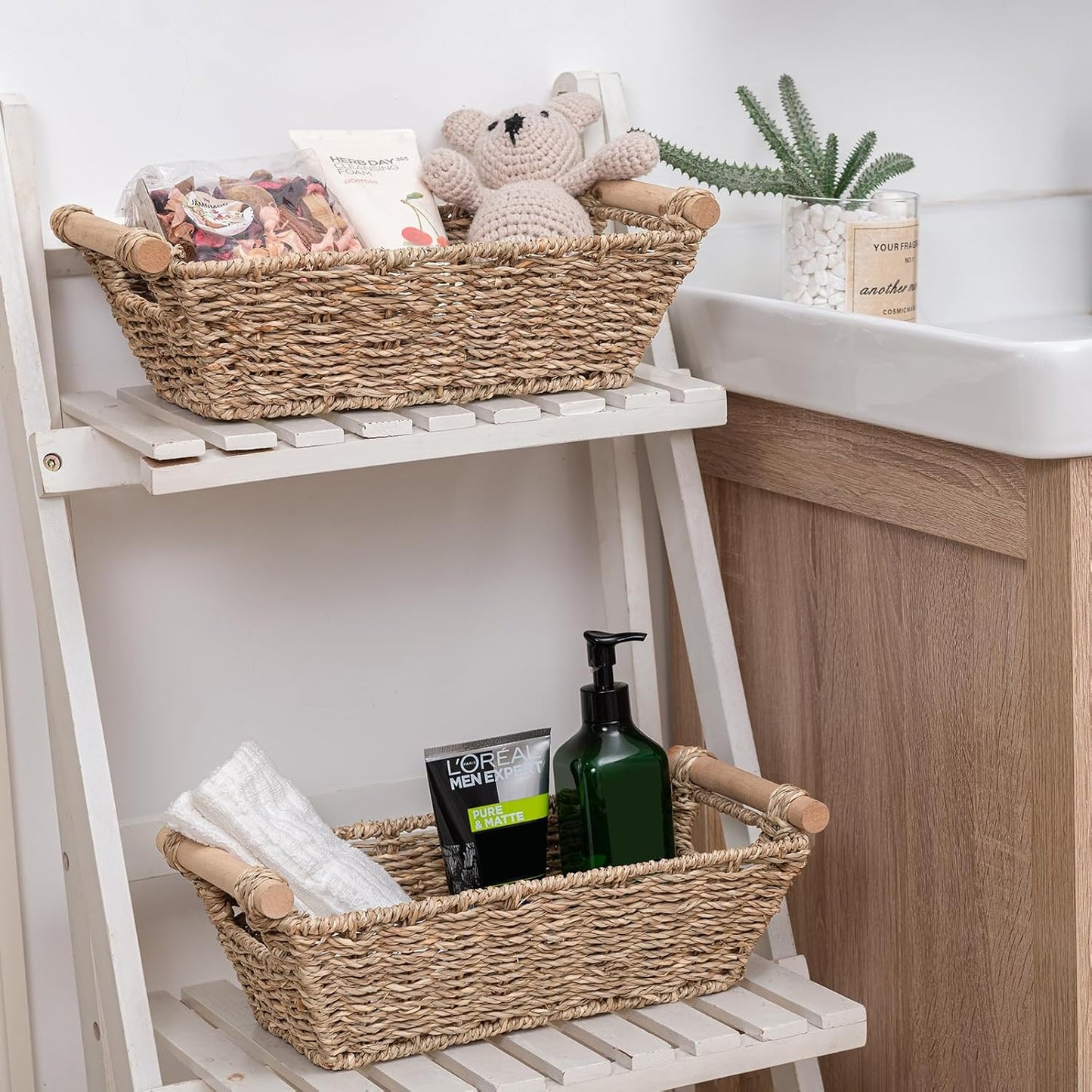 Small Wicker Baskets / Natural / Set of 4