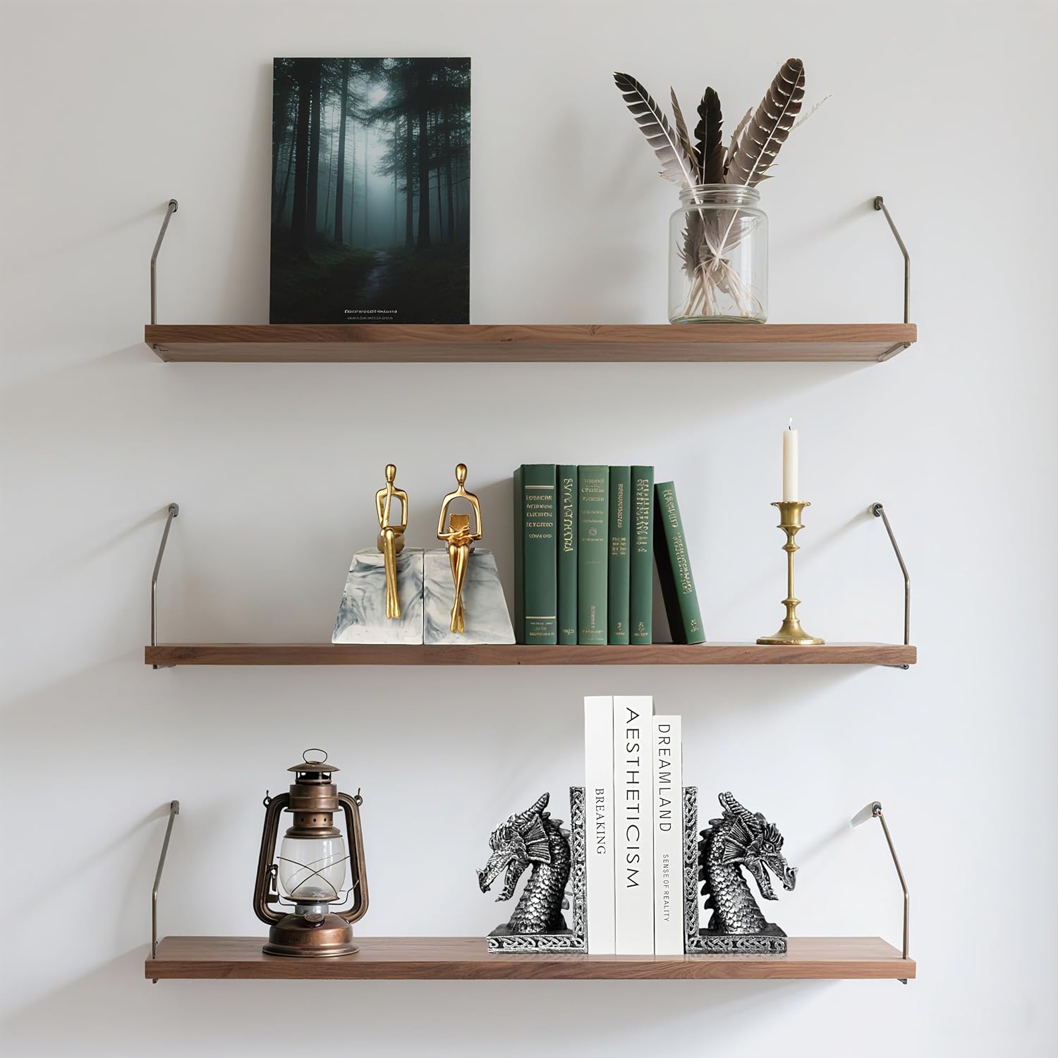 Book Ends / Decorative Bookend / Dragon