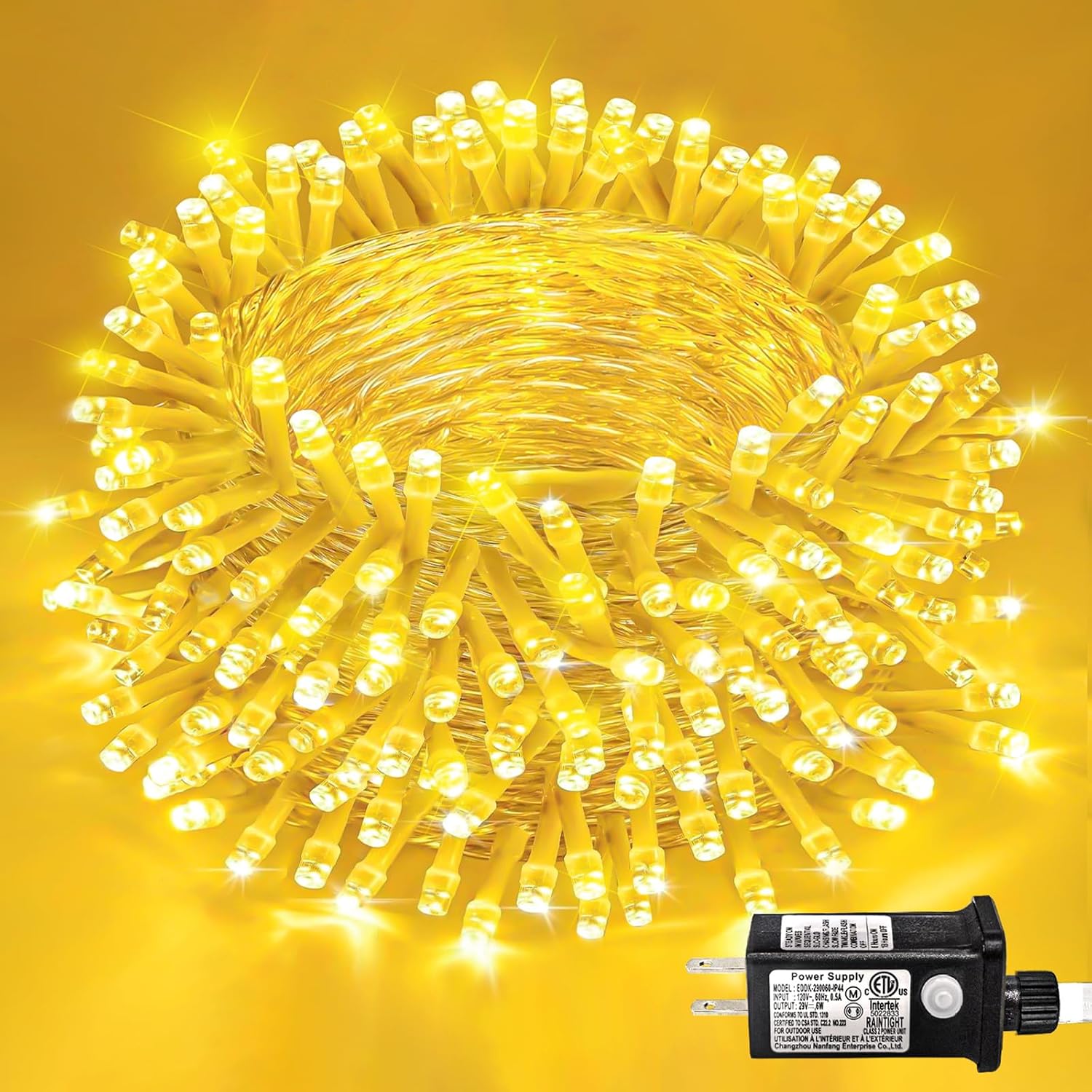 Minetom Halloween Curtain Lights, 300 LEDs Twinkle Fairy Lights, 8 Modes