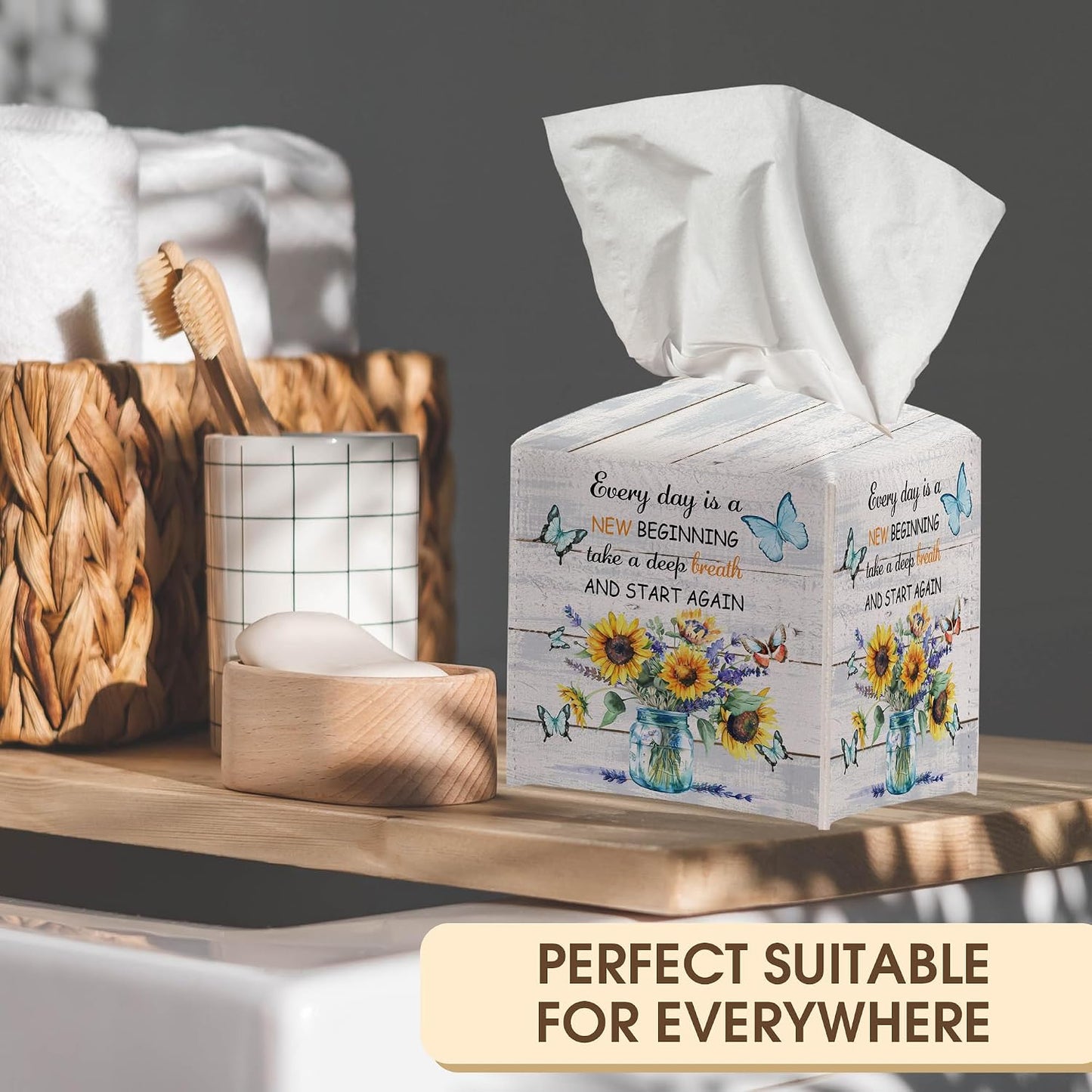 Tissue Box Cover Holder / Style-6