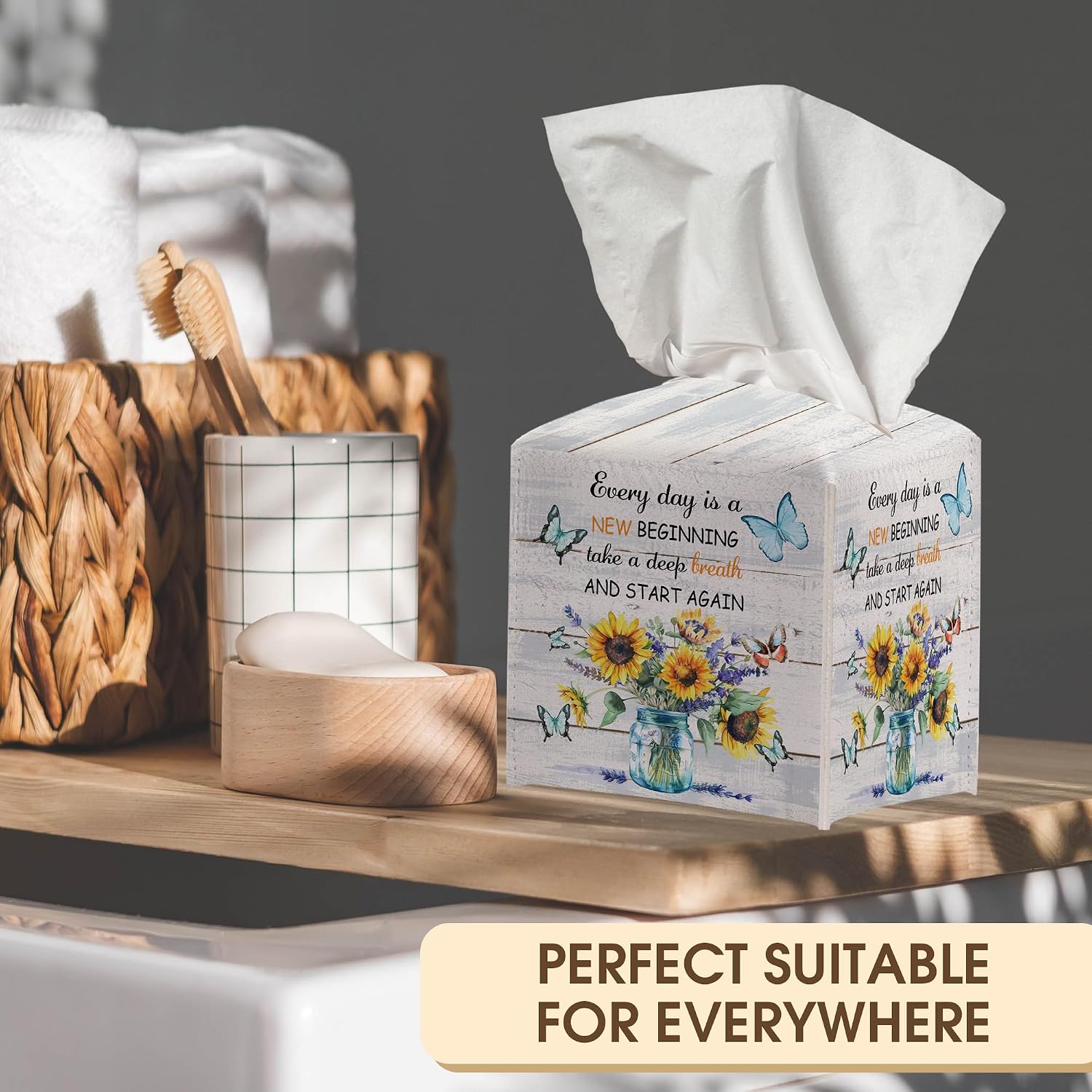 Tissue Box Cover Holder / Style-6