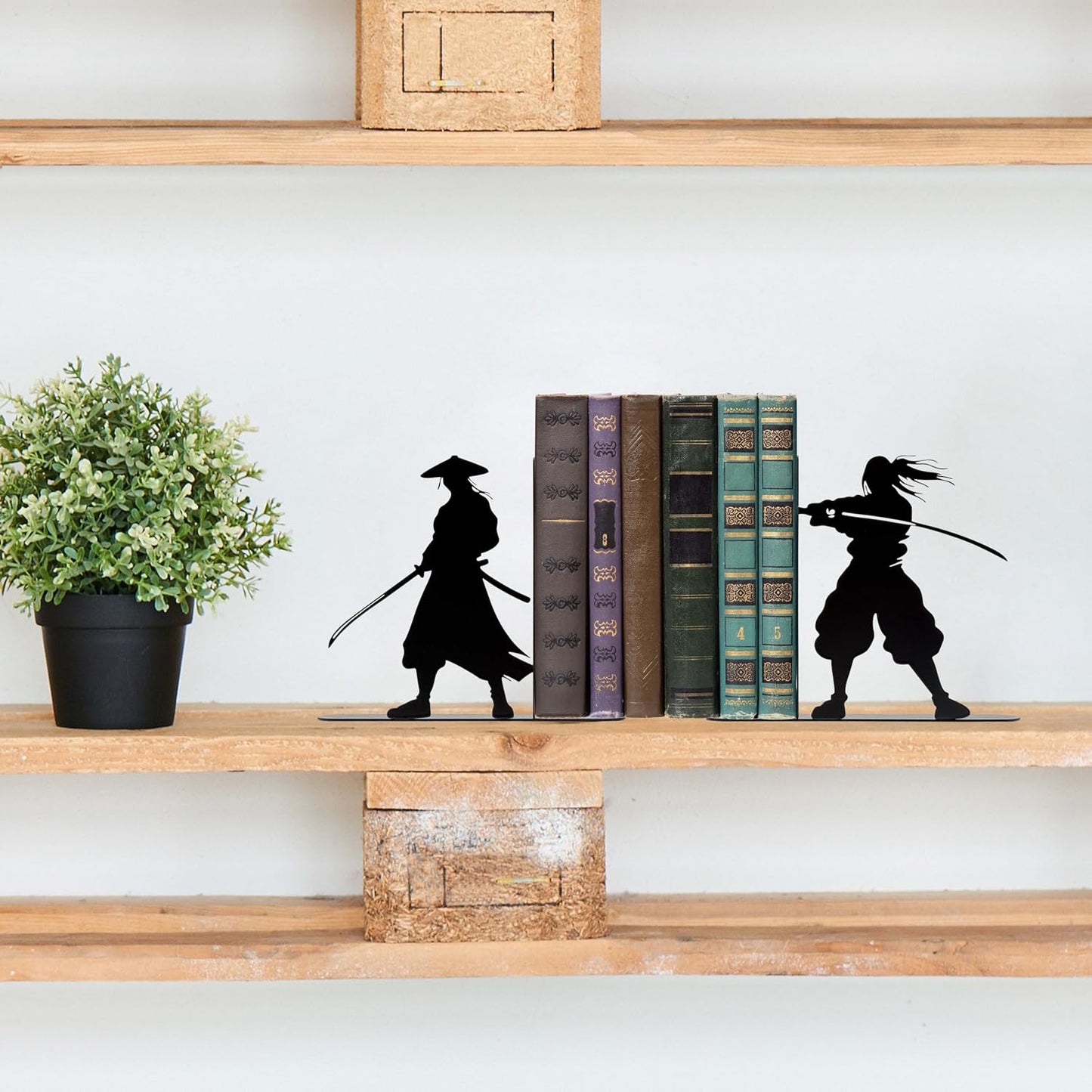 Anime Inspired Metal Bookends Set