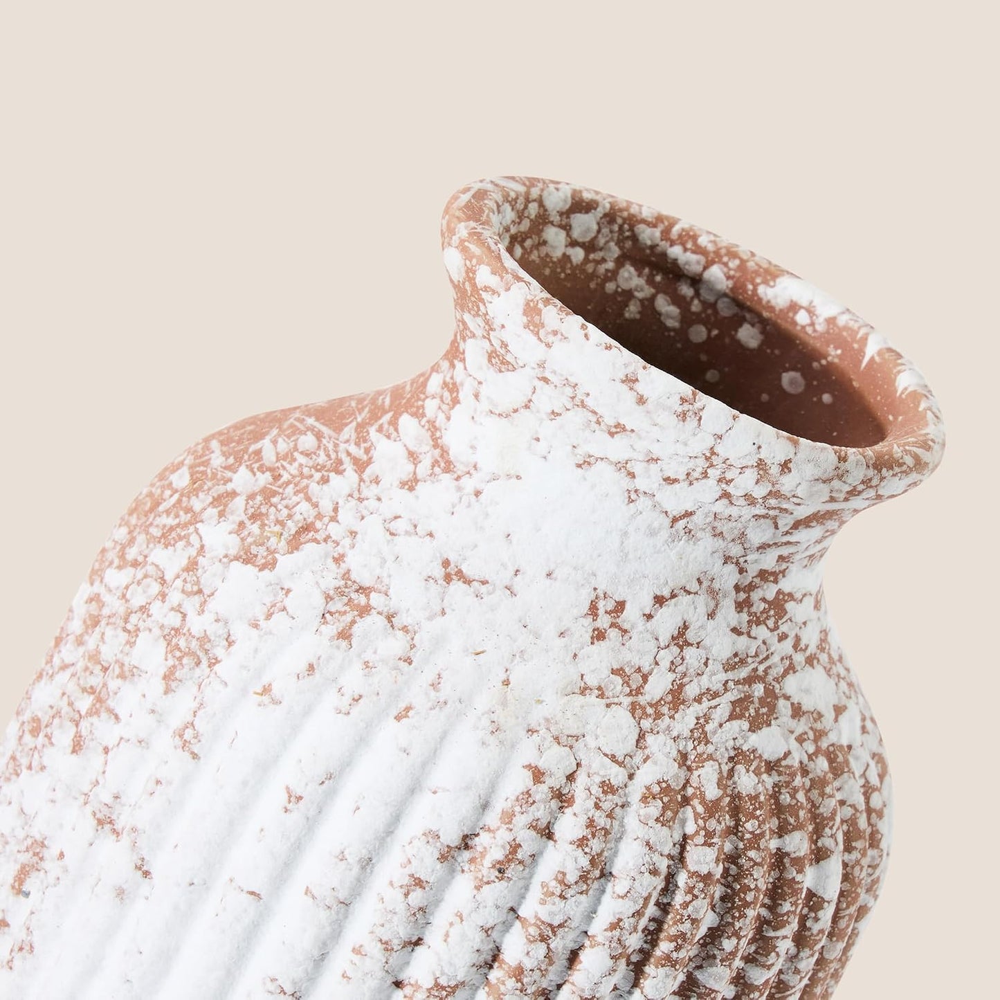 Rustic Ceramic Vase 9 / Terracotta-9