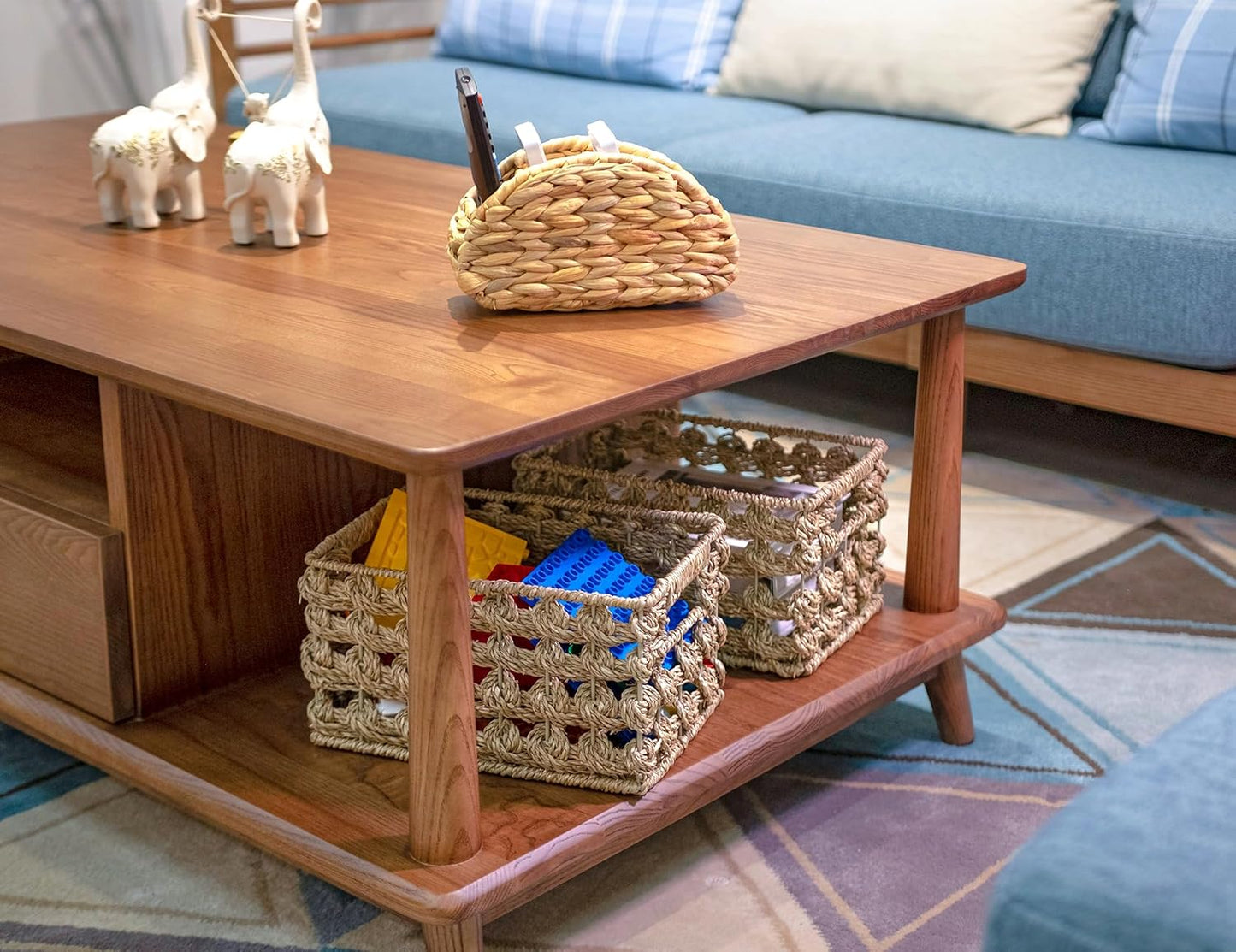Wicker Storage Baskets / Natural Seagrass