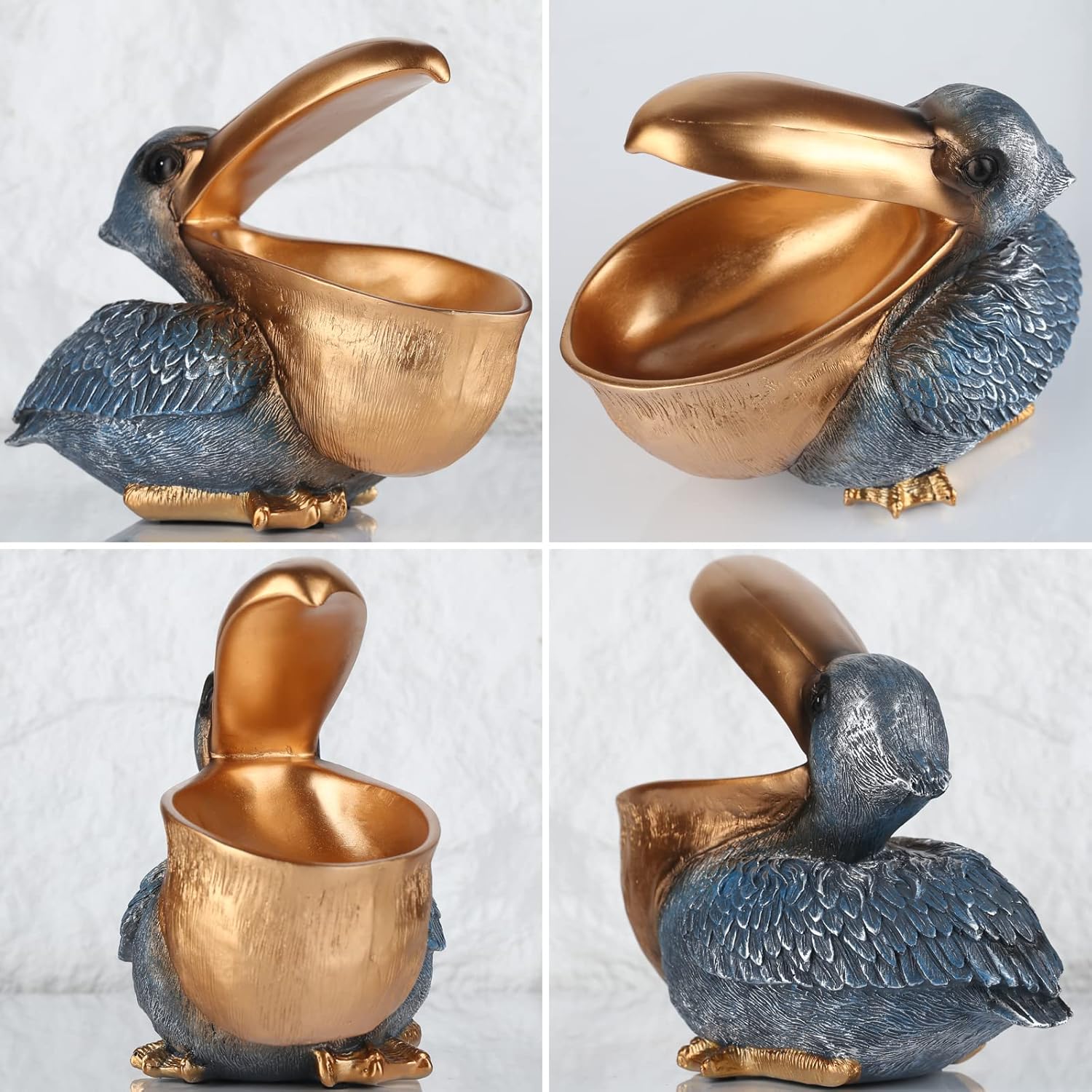 Modern Key Holder for Pelican / Golden Blue