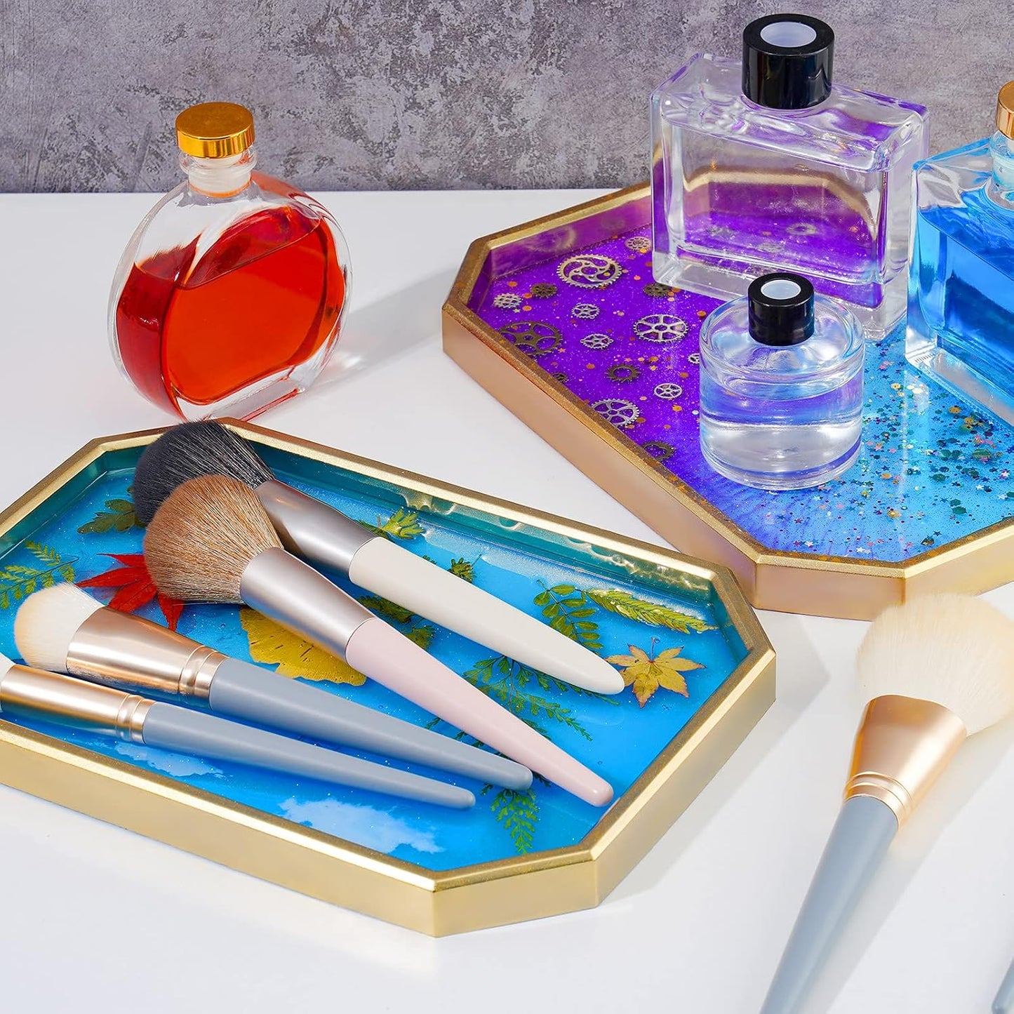 Large Octagon Shape Serving Tray Epoxy Resin DIY Casting Silicone Mold / Octagon Serving Tray