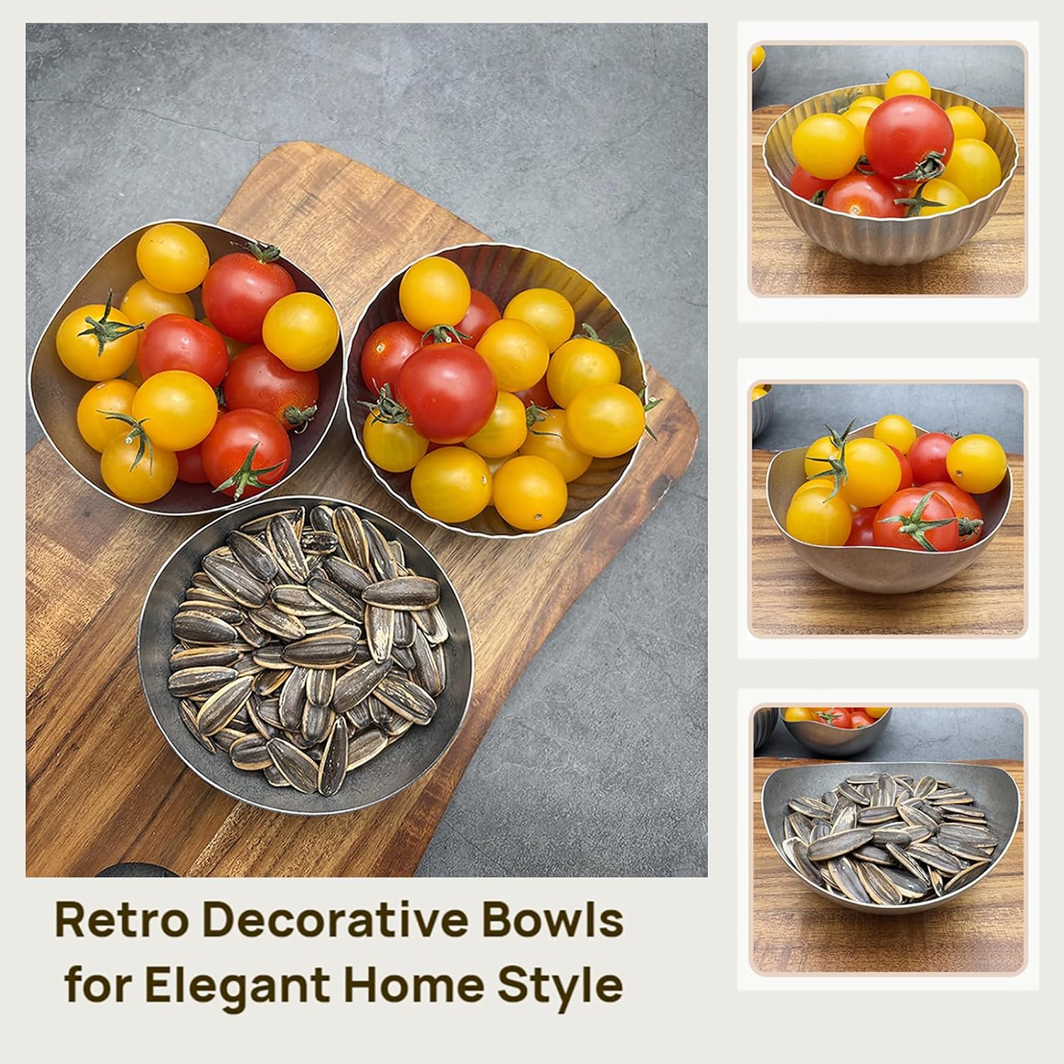 Home Decor Countertop Organizer Candy Dishes / 4 Inch