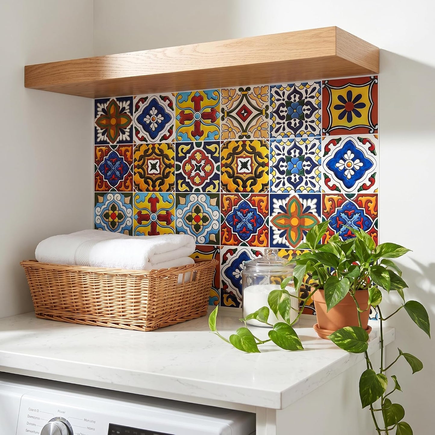 Tuscan Style Tile Decals / 4 x 4 / Set of 30